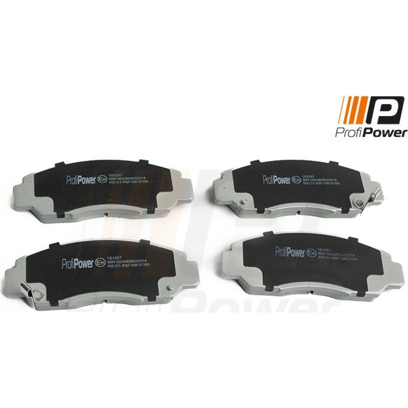 PROFIPOWER Bremsbelagsatz, Scheibenbremse 1B1257