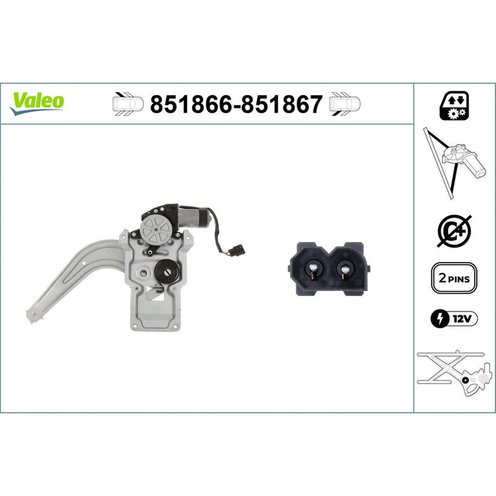 VALEO Fensterheber 851867