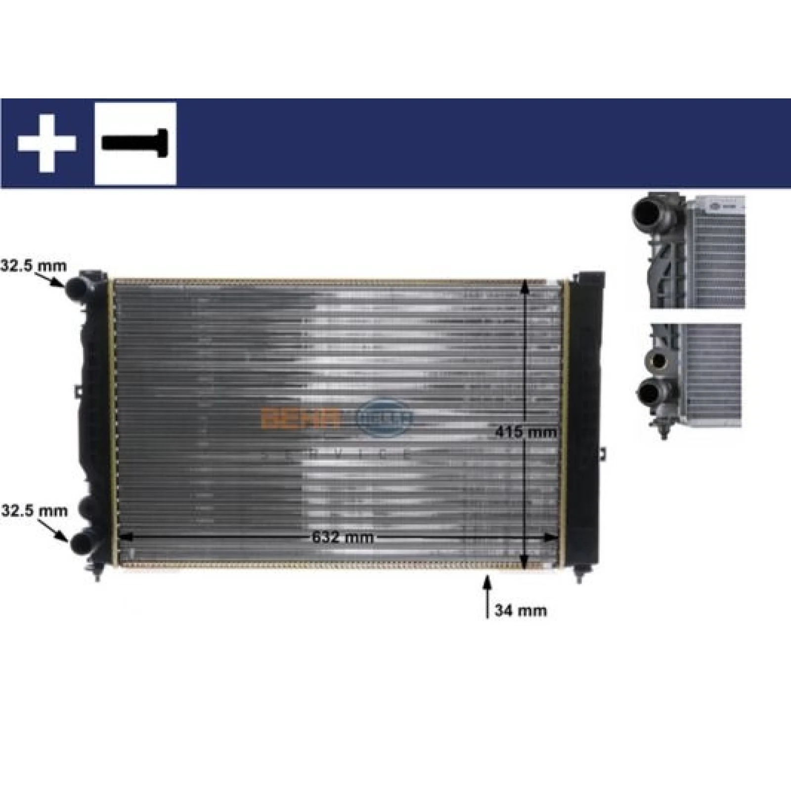Kühler, Motorkühlung CR 647 000S