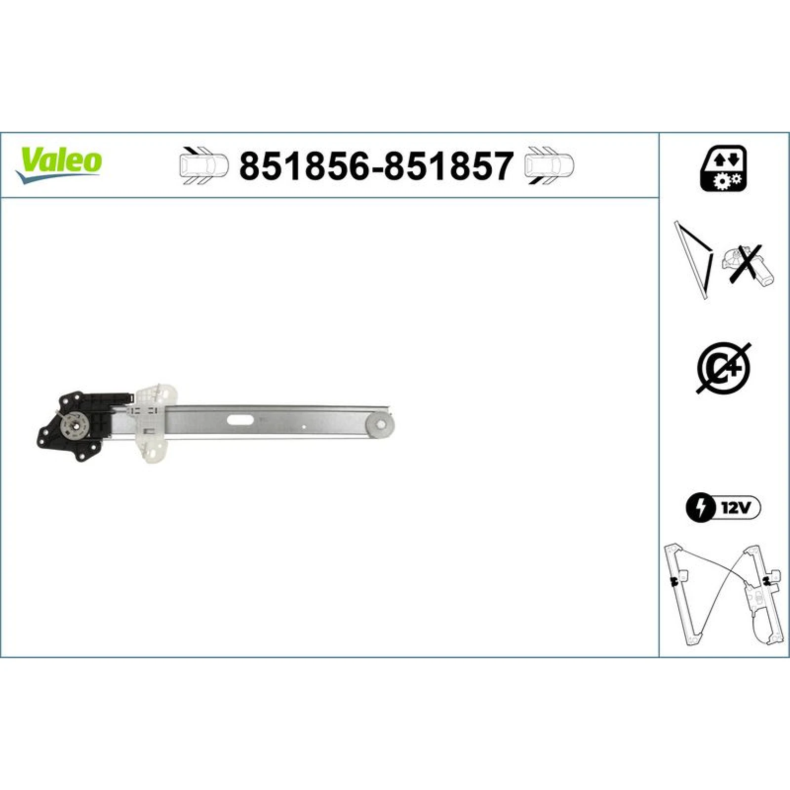 VALEO Fensterheber 851856