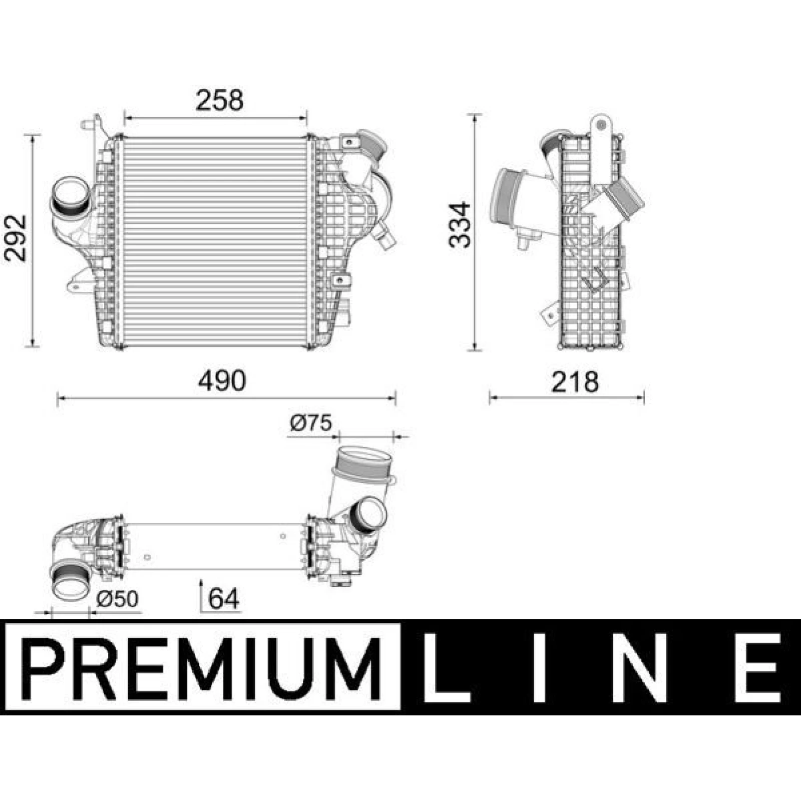 Ladeluftkühler CI 637 000P
