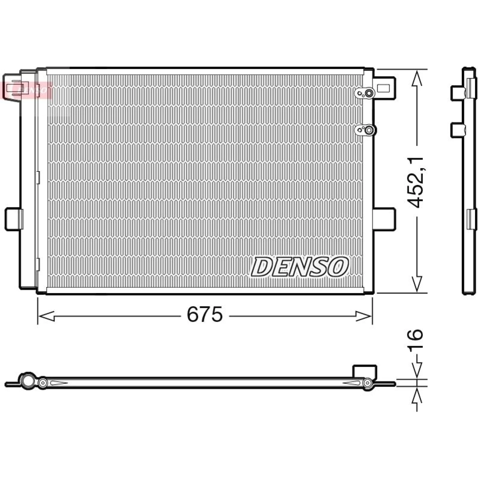 DENSO Kondensator, Klimaanlage DCN32065