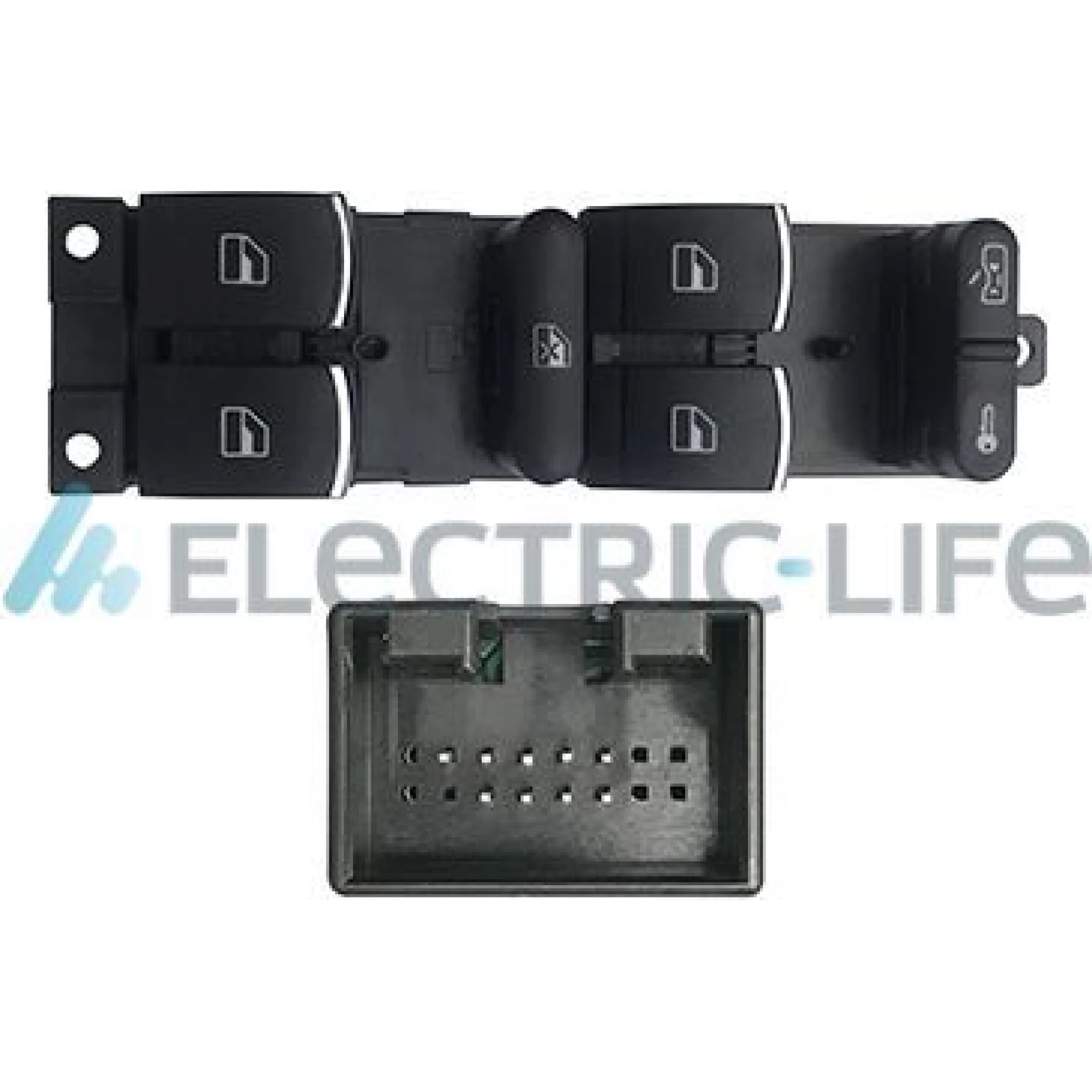 ELECTRIC LIFE ZRVKB76002 Fensterheberschalter vorne links, 9-polig