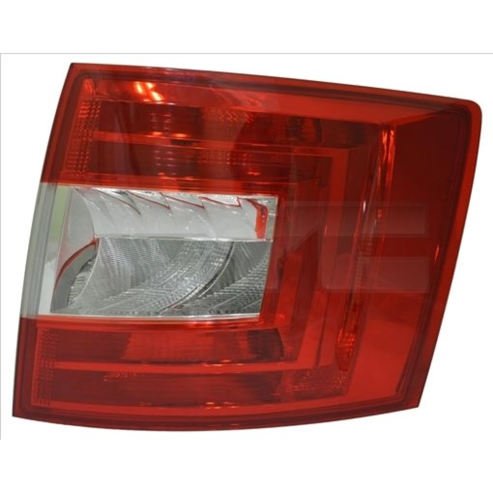 Heckleuchte R O K-PLATTE ROT/WEISS 11-12675-01-2