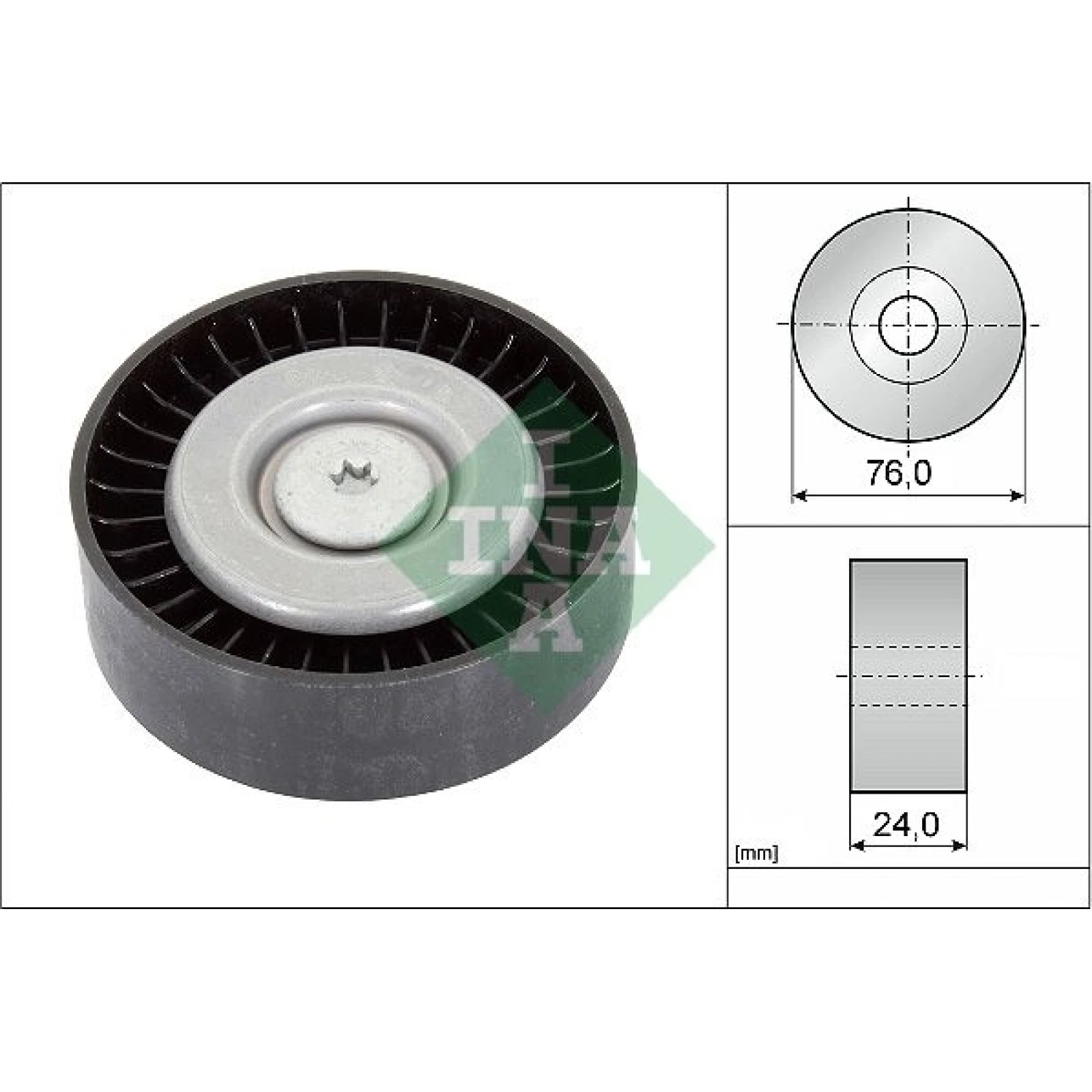 Umlenk-/Führungsrolle, Keilrippenriemen 532 0558 10