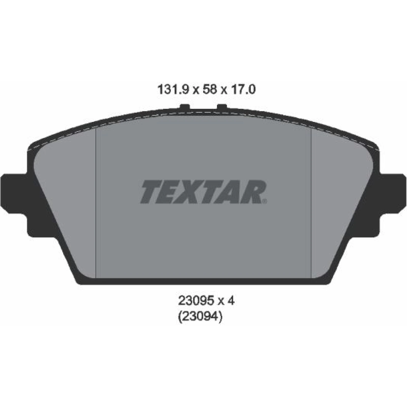 Bremsbelagsatz Nissan P. Primera 02- Ohne Akustiksensor 2309501