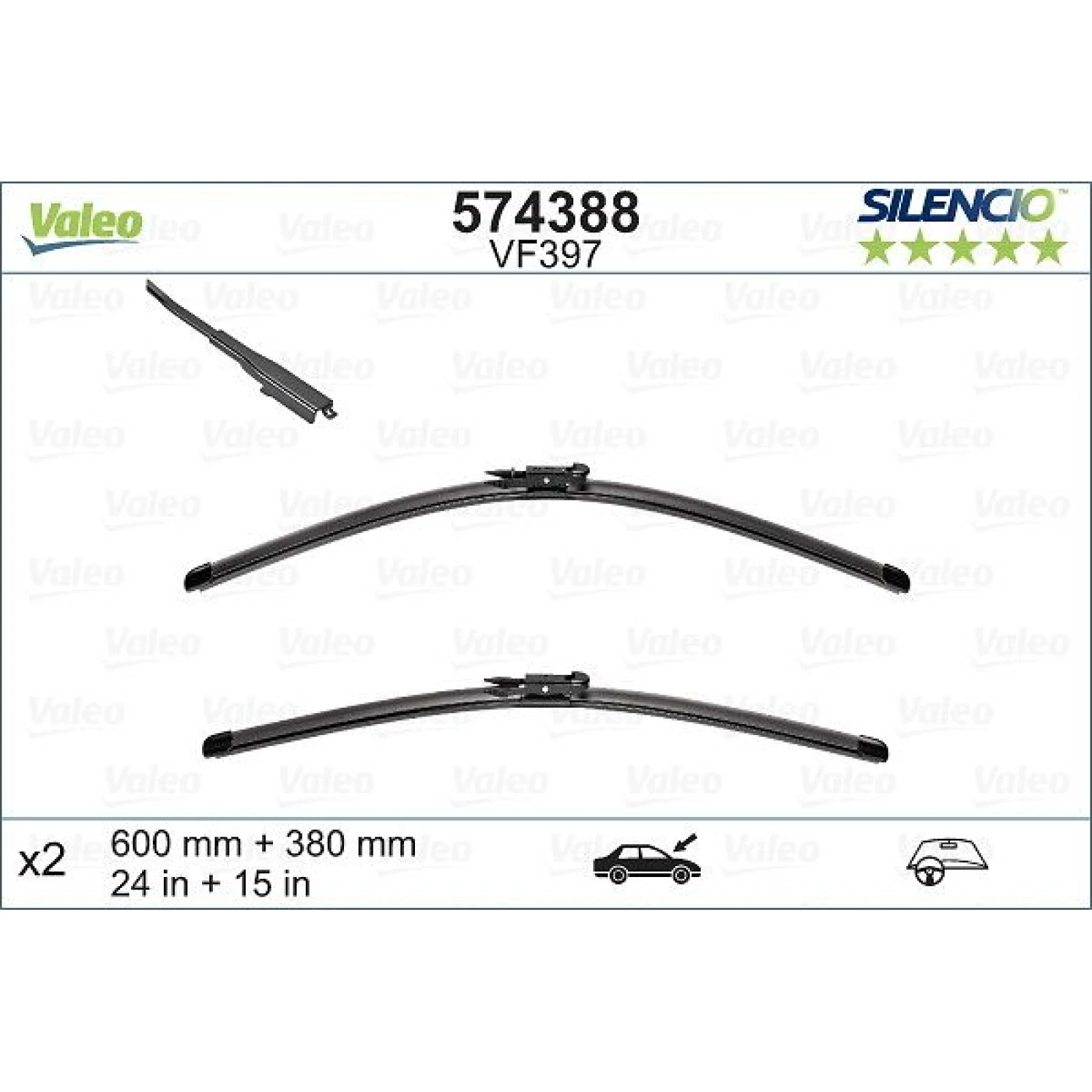 VM397 VALEO Silencio X.TRM Wischer 574388