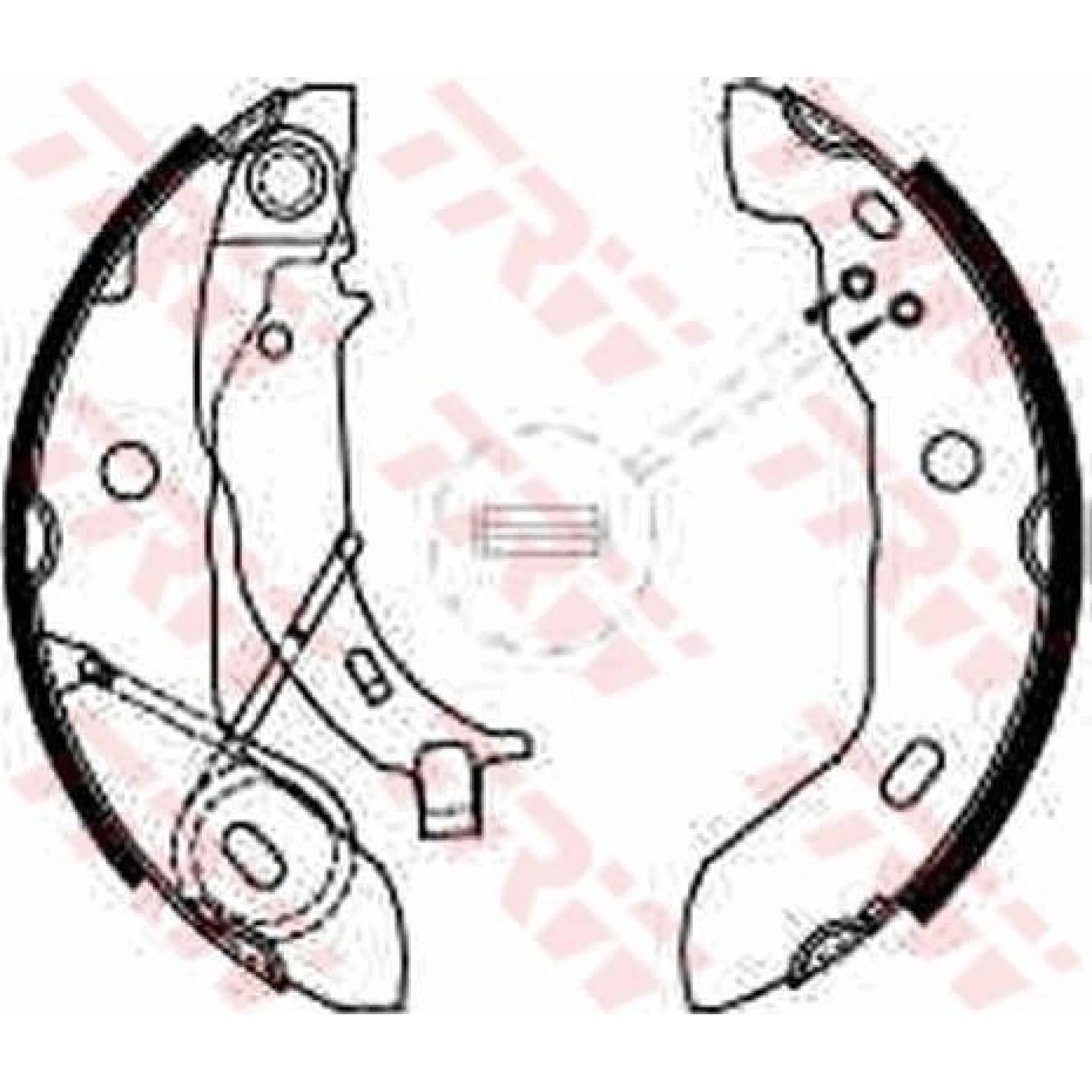 15 461 001 Bremsbacken GS8627