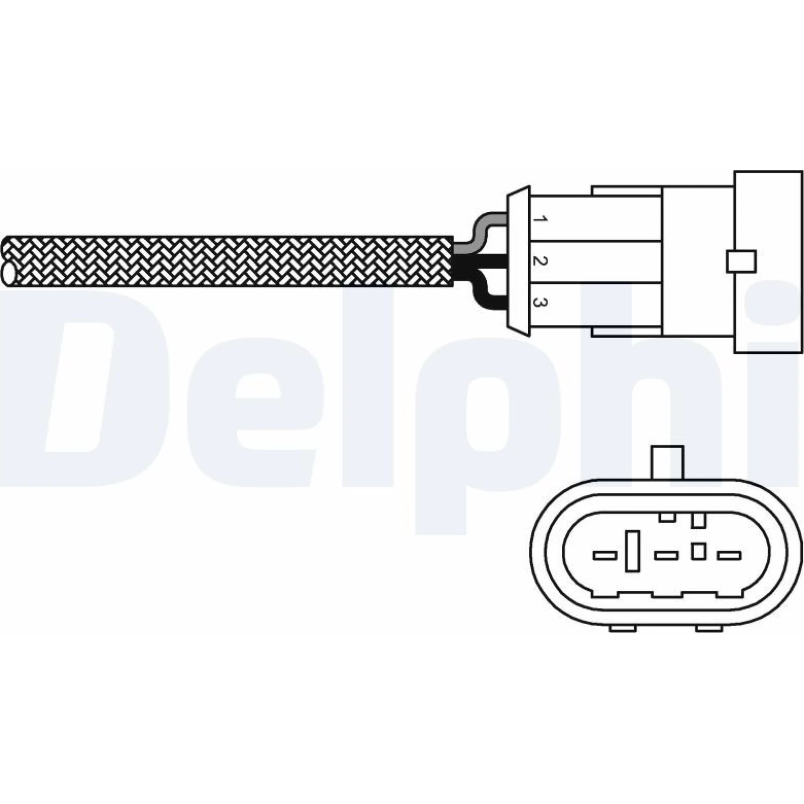 ES10971-12B1 Delphi Lambdasonde ES10971-12B1