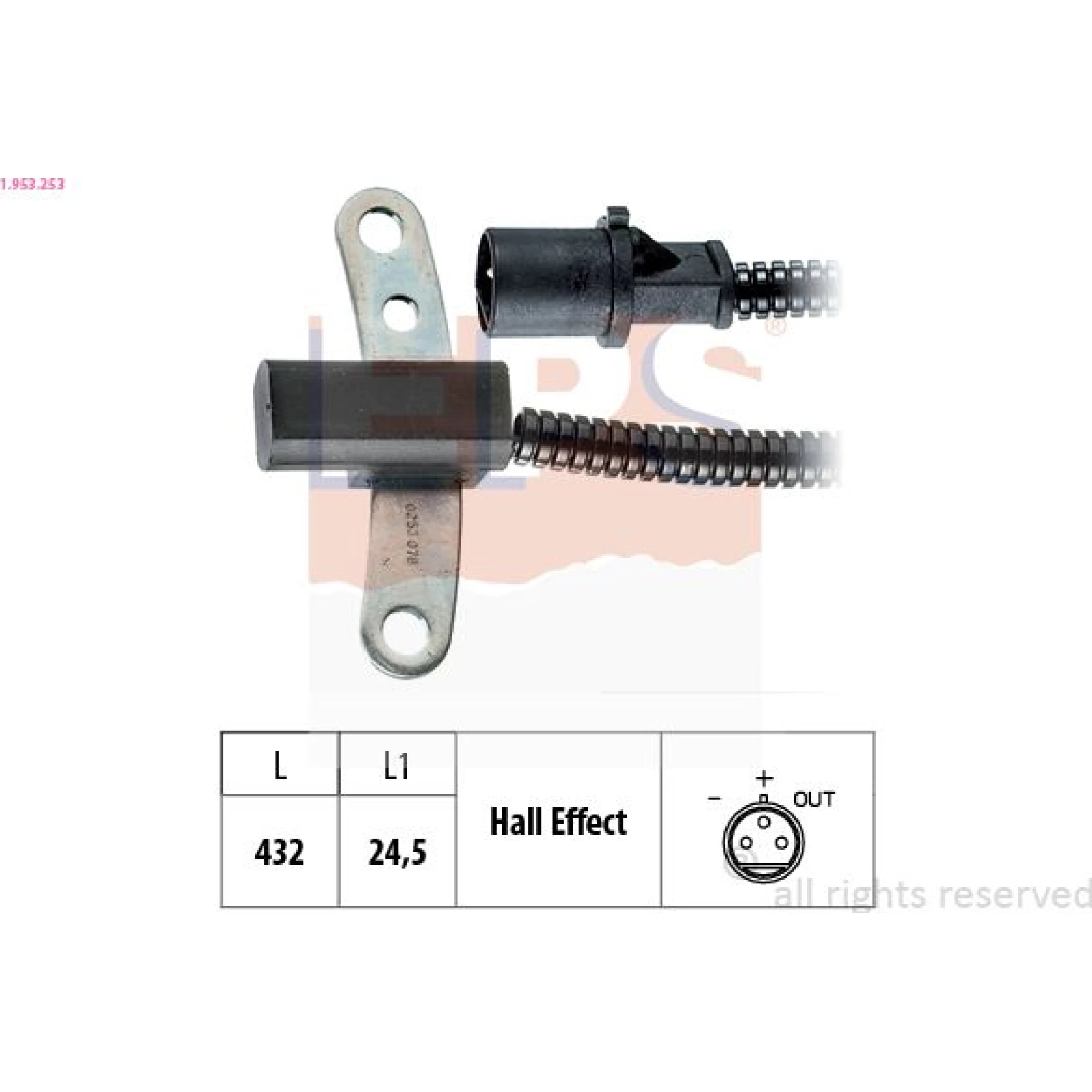 Impulsgeber, Kurbelwelle 1-953-253