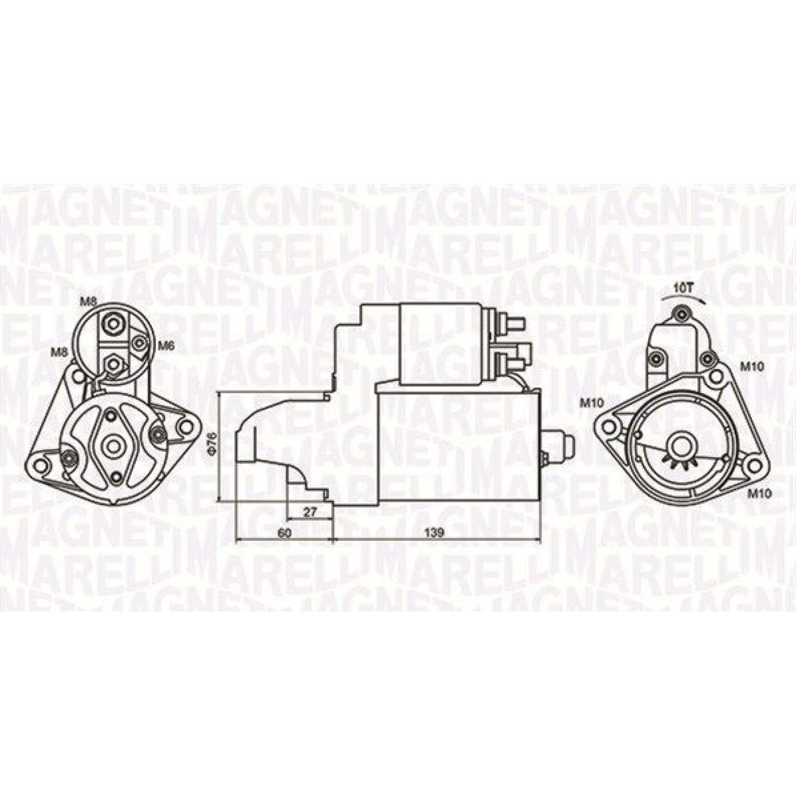 MAGNETI MARELLI Starter 063721050010