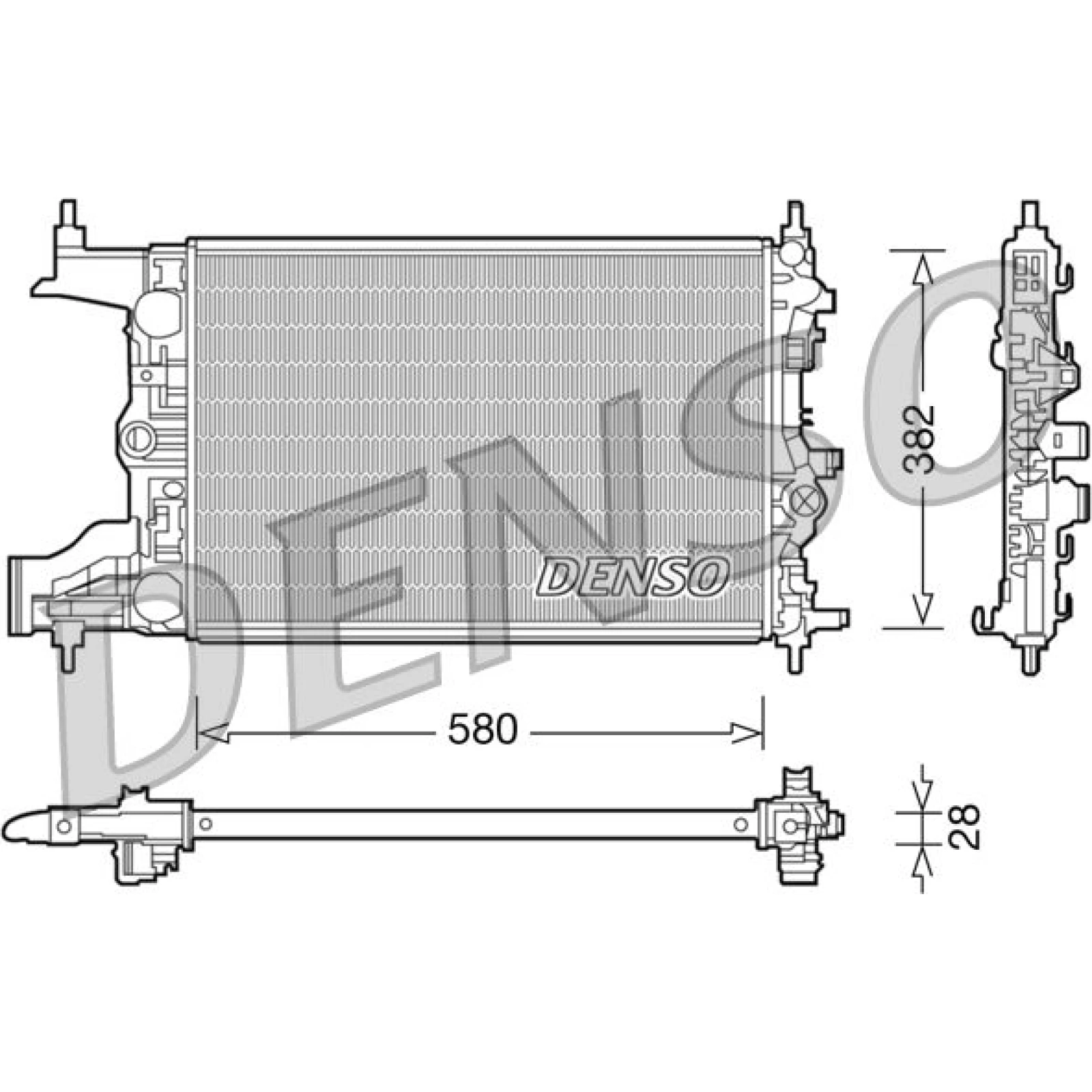 DENSO Klimaanlagenkühler DCN06001