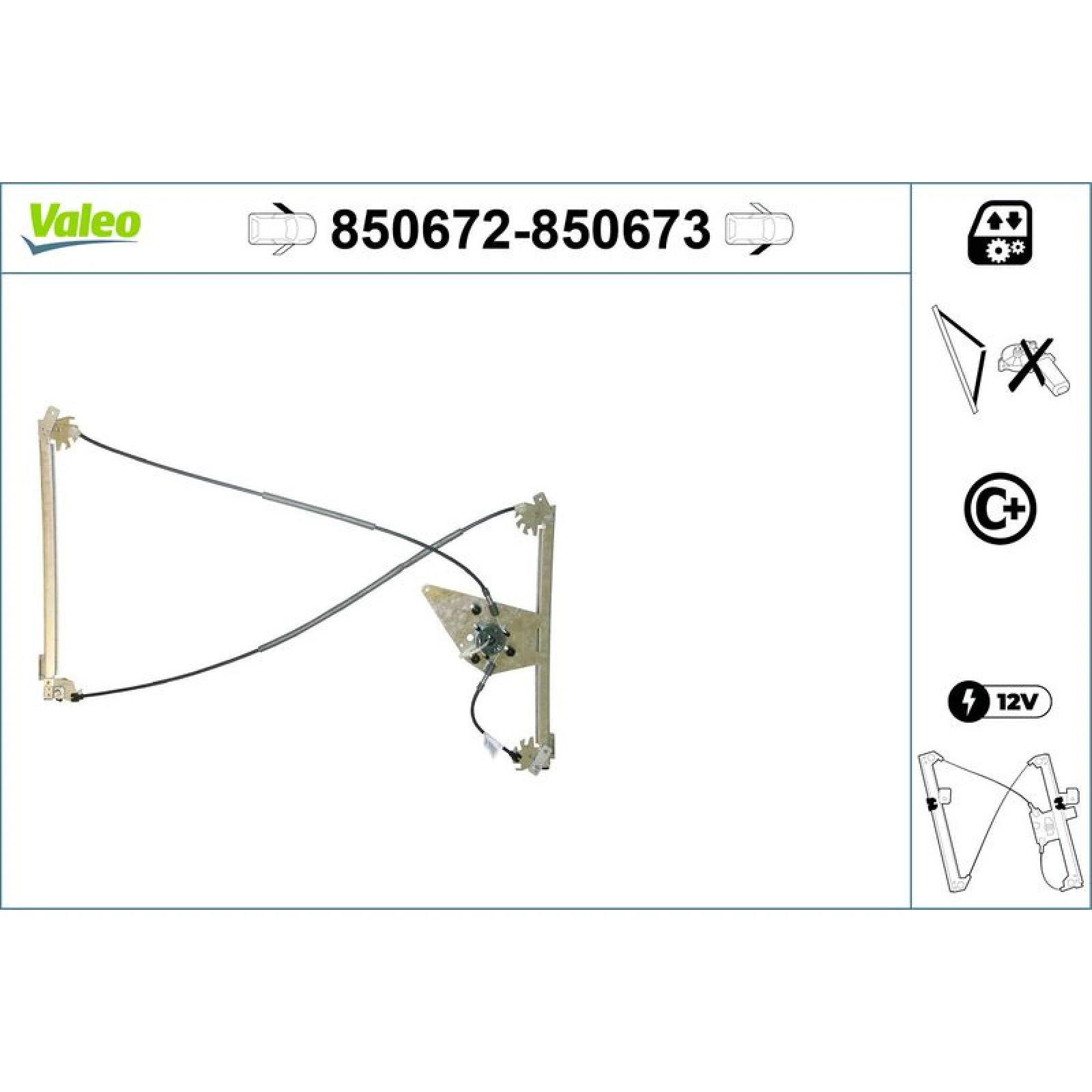 VALEO Fensterheber 850673