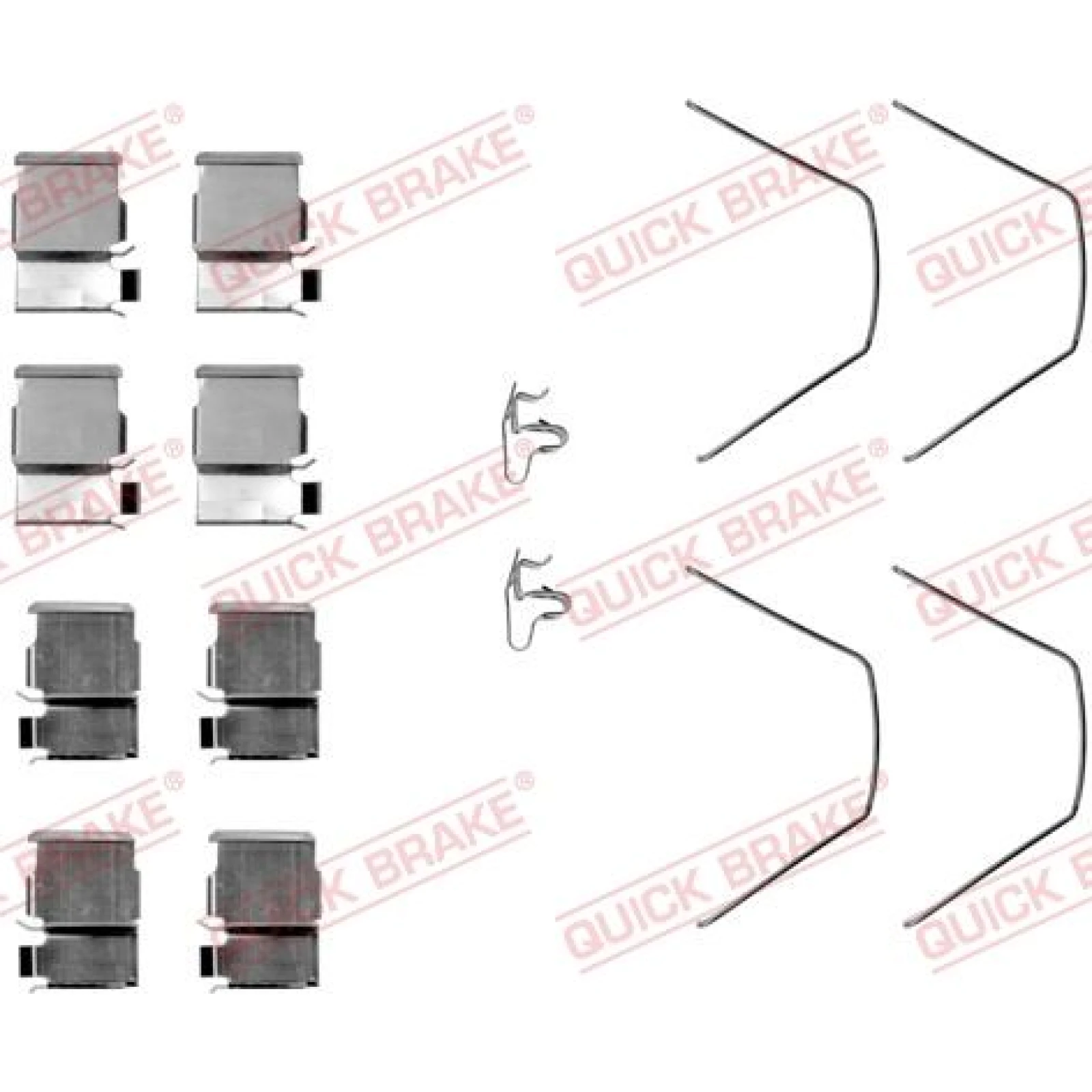 Quick Brake Zubehörsatz für Scheibenbremsbeläge 109-1093