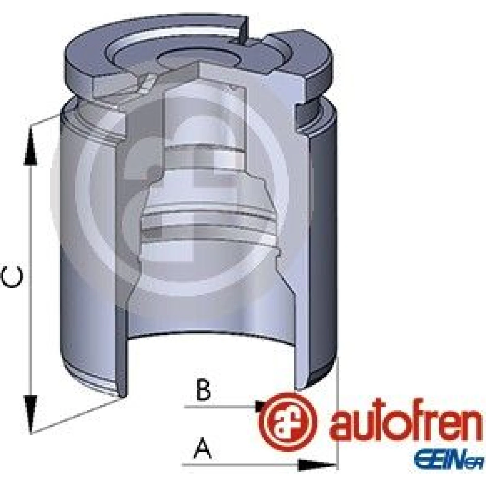 Kolben, Bremssattel D02593