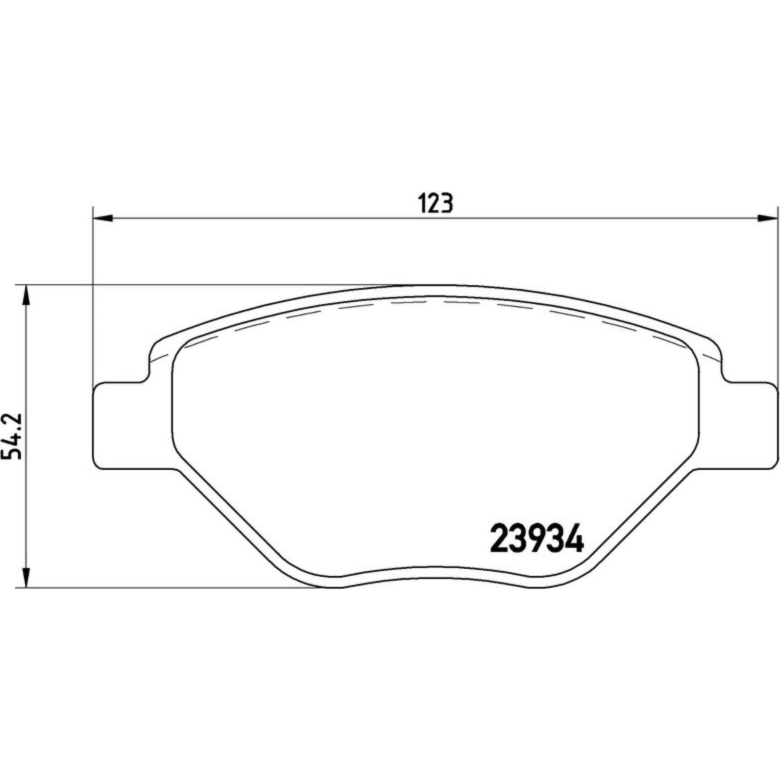 BREMBO Bremsklötze VA P 68 031