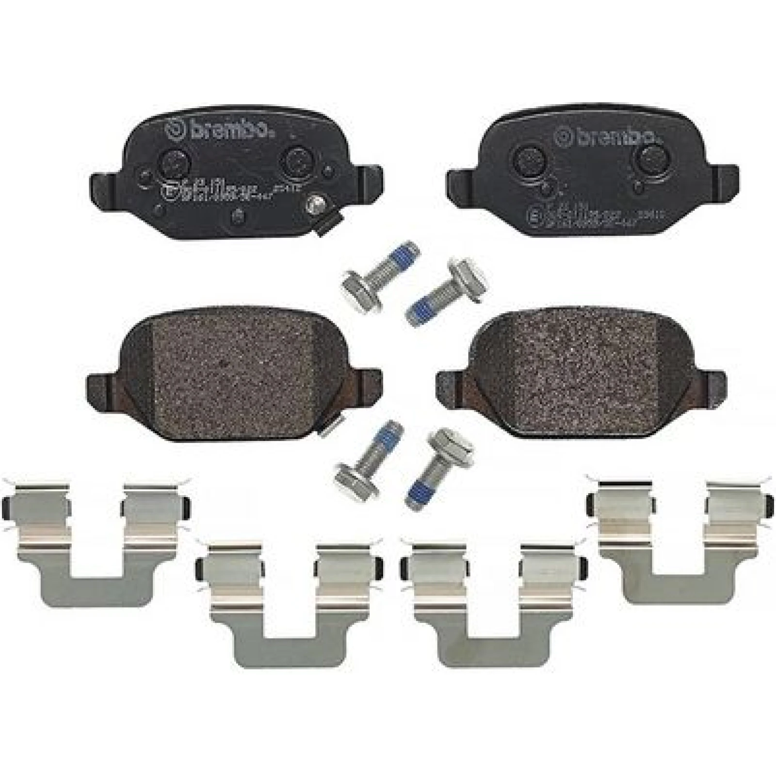 P 23 151 Brembo Prime Bremsbelagsatz Hinterachse – P 23 151 – 96 x 44 x 14 mm – Bremssystem TRW – OE Nummer 00K68206120AA