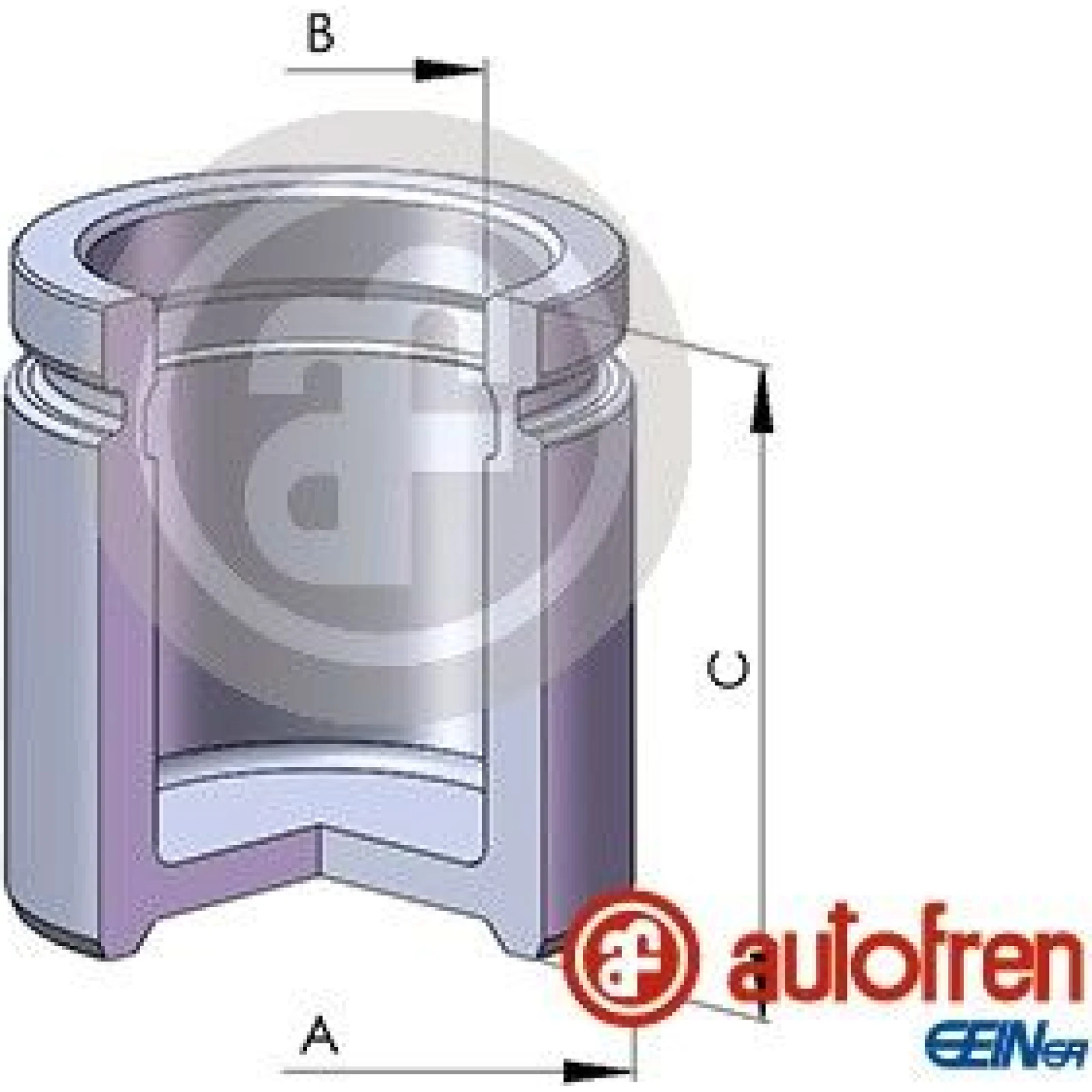 Autofren Kolben, Bremssattel D02556