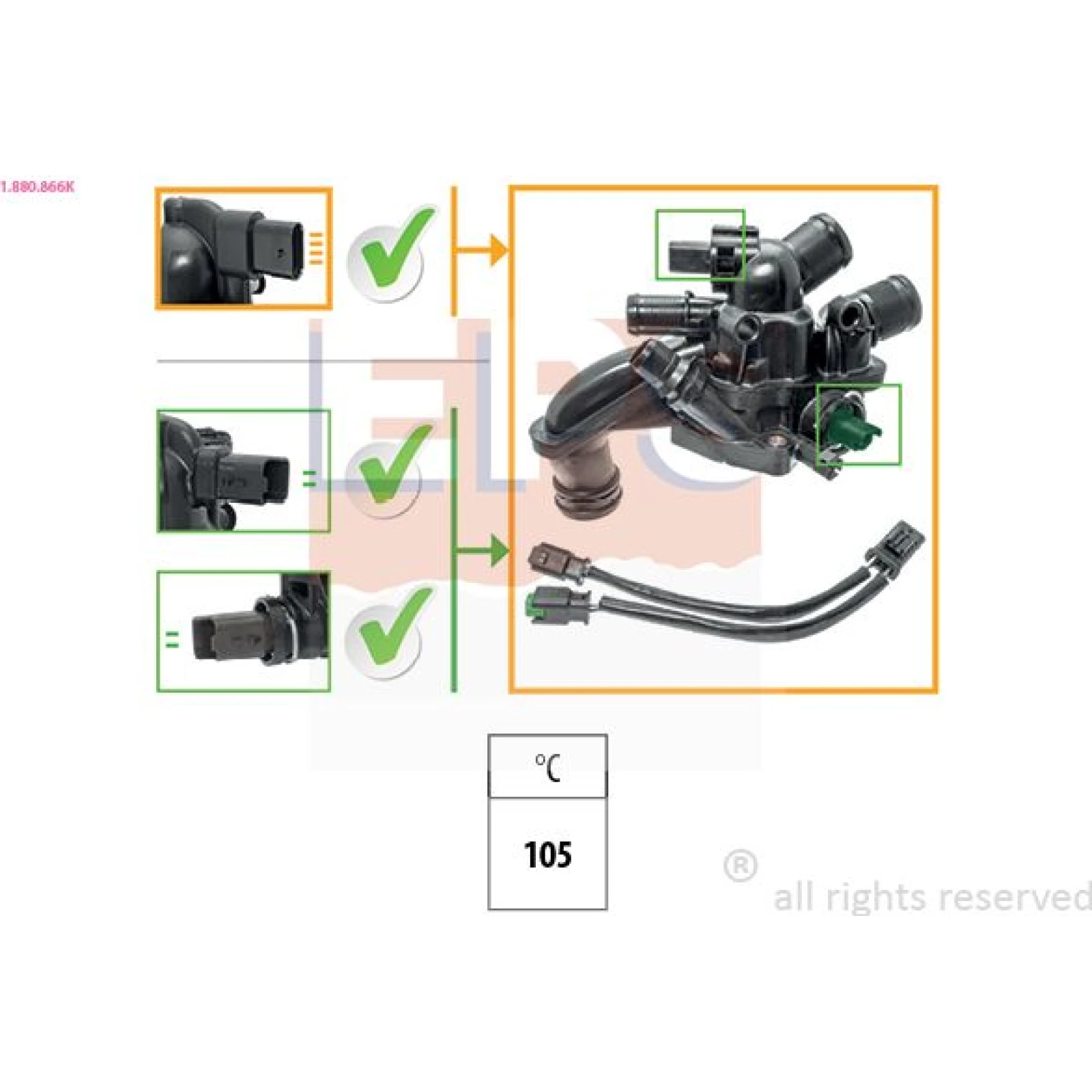 Thermostat, Lkhlung 1.880.866K