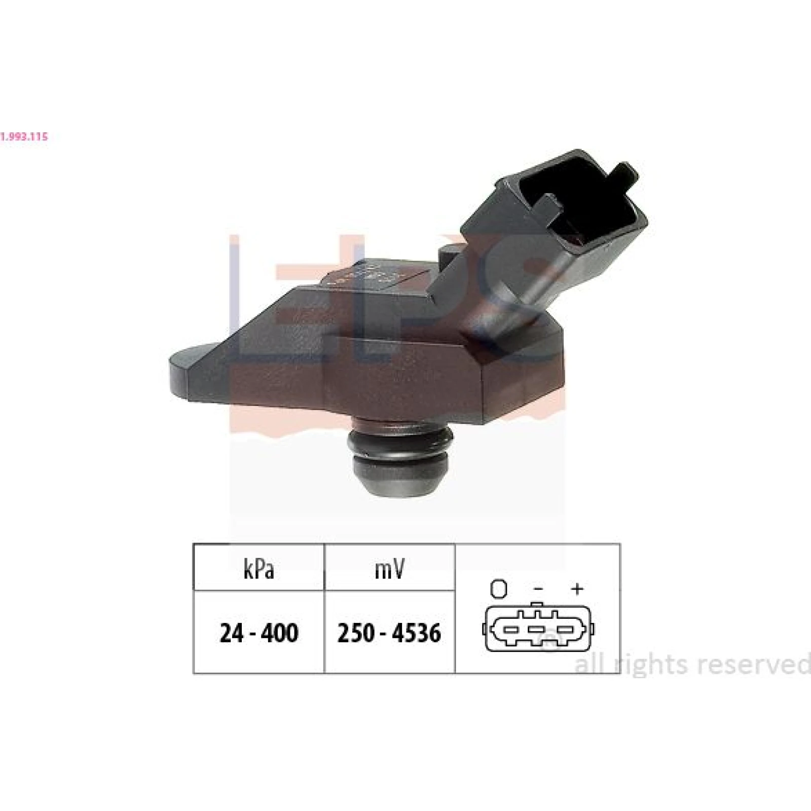 Luftdrucksensor, Saugrohrdruck 1.993.115