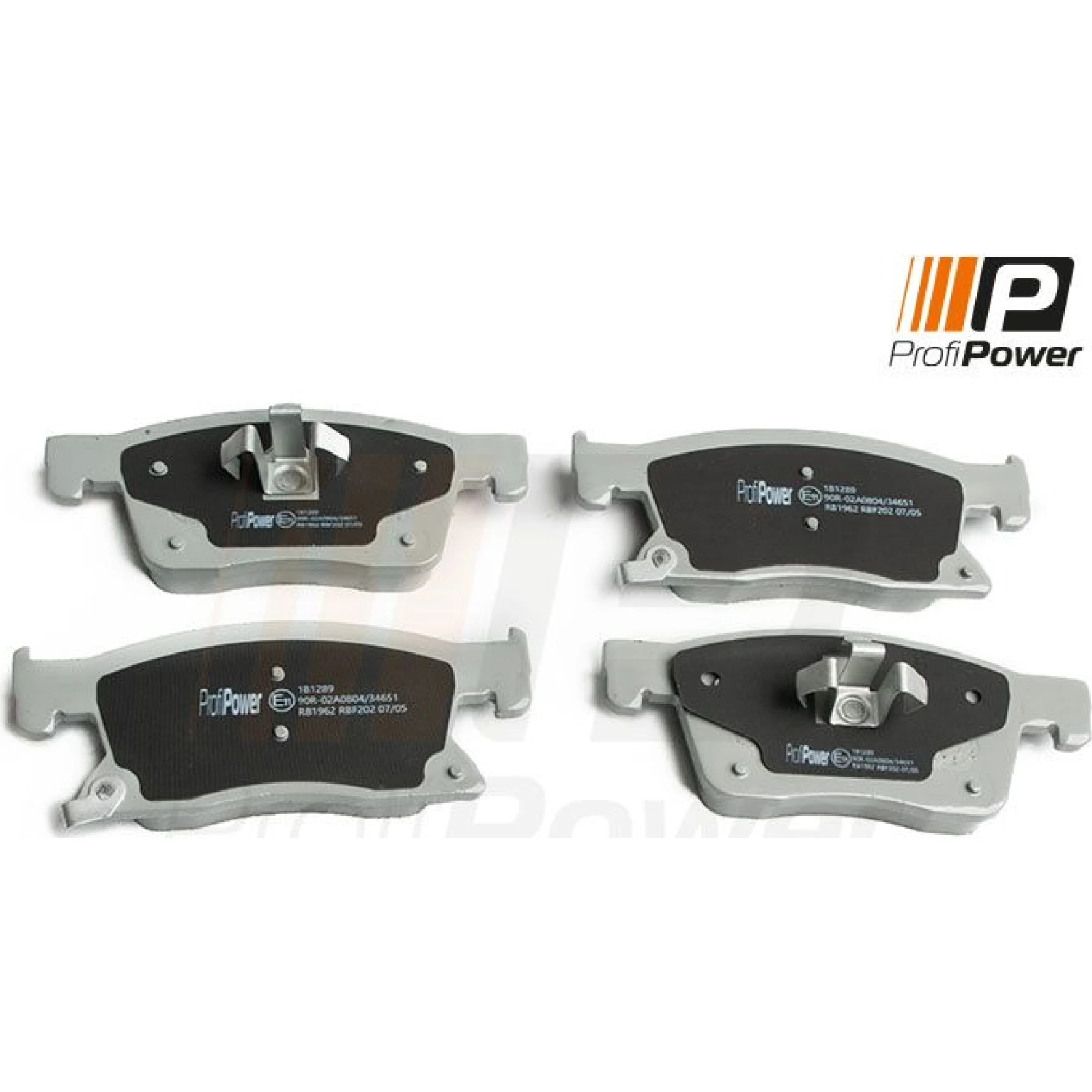 PROFIPOWER Bremsbelagsatz, Scheibenbremse 1B1289