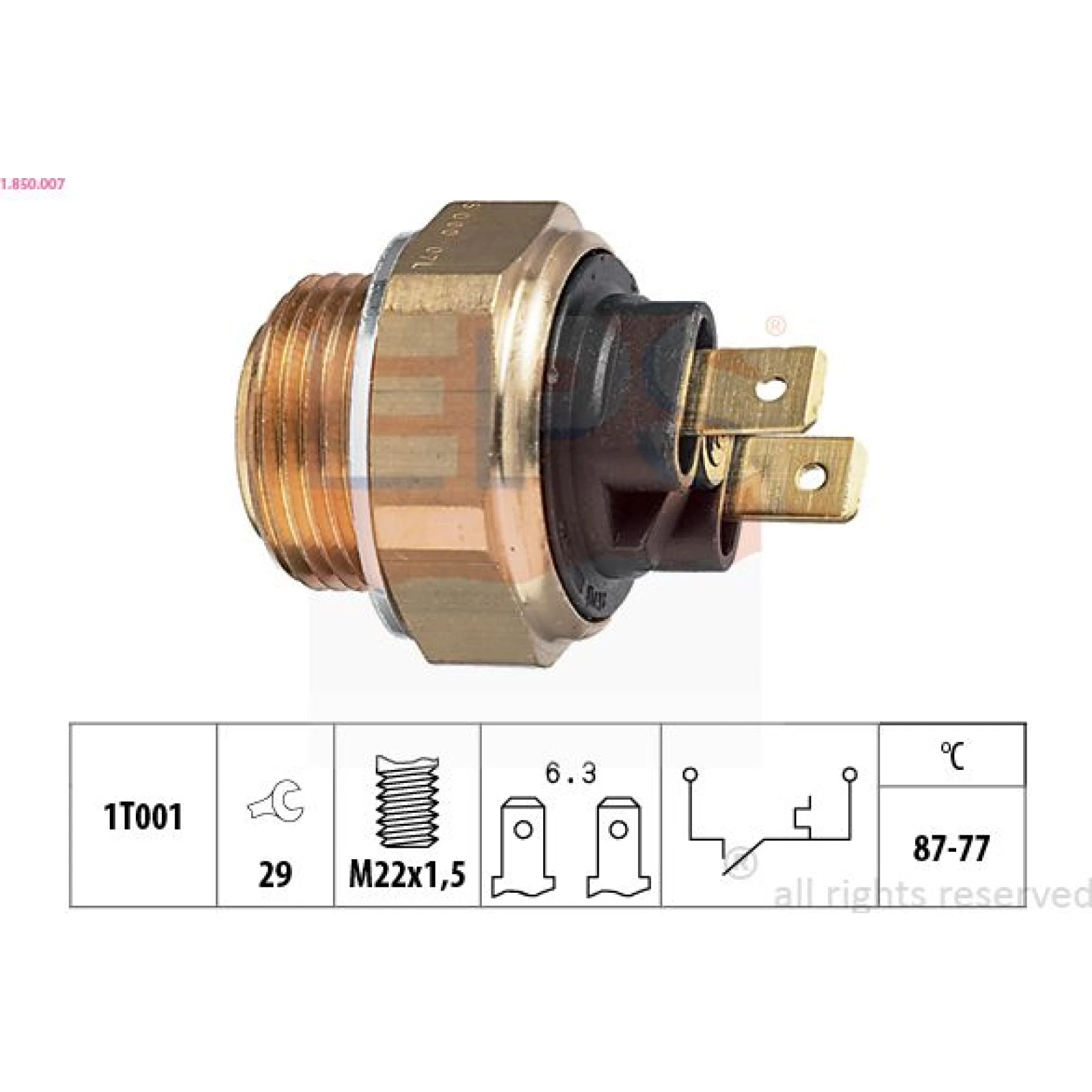 EPS Temperaturschalter 1.850.007