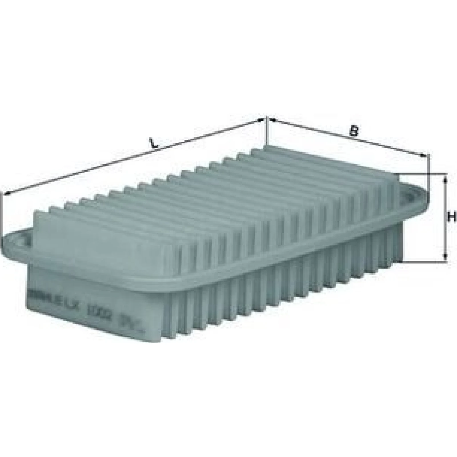 MAHLE Luftfilter LX 1002