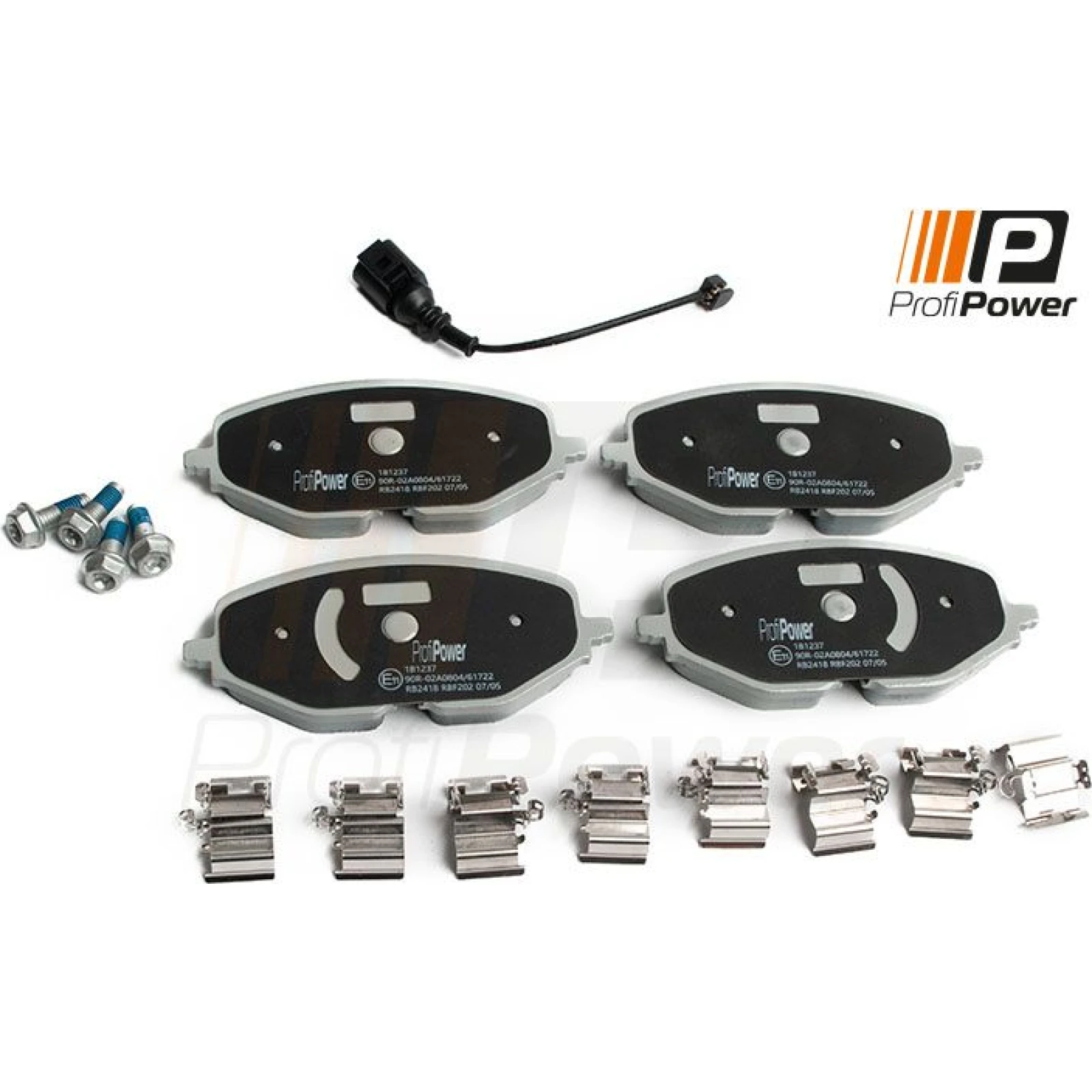 PROFIPOWER Bremsbelagsatz, Scheibenbremse 1B1237