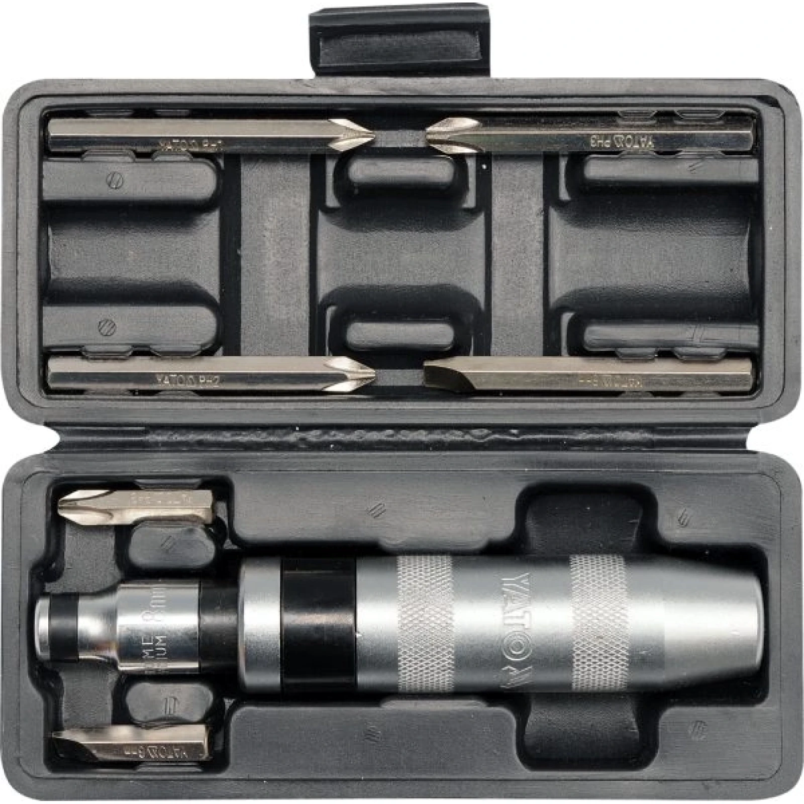 YATO YT-2802 Schlag-Schraubendreher Satz Cr-V 6-teilig