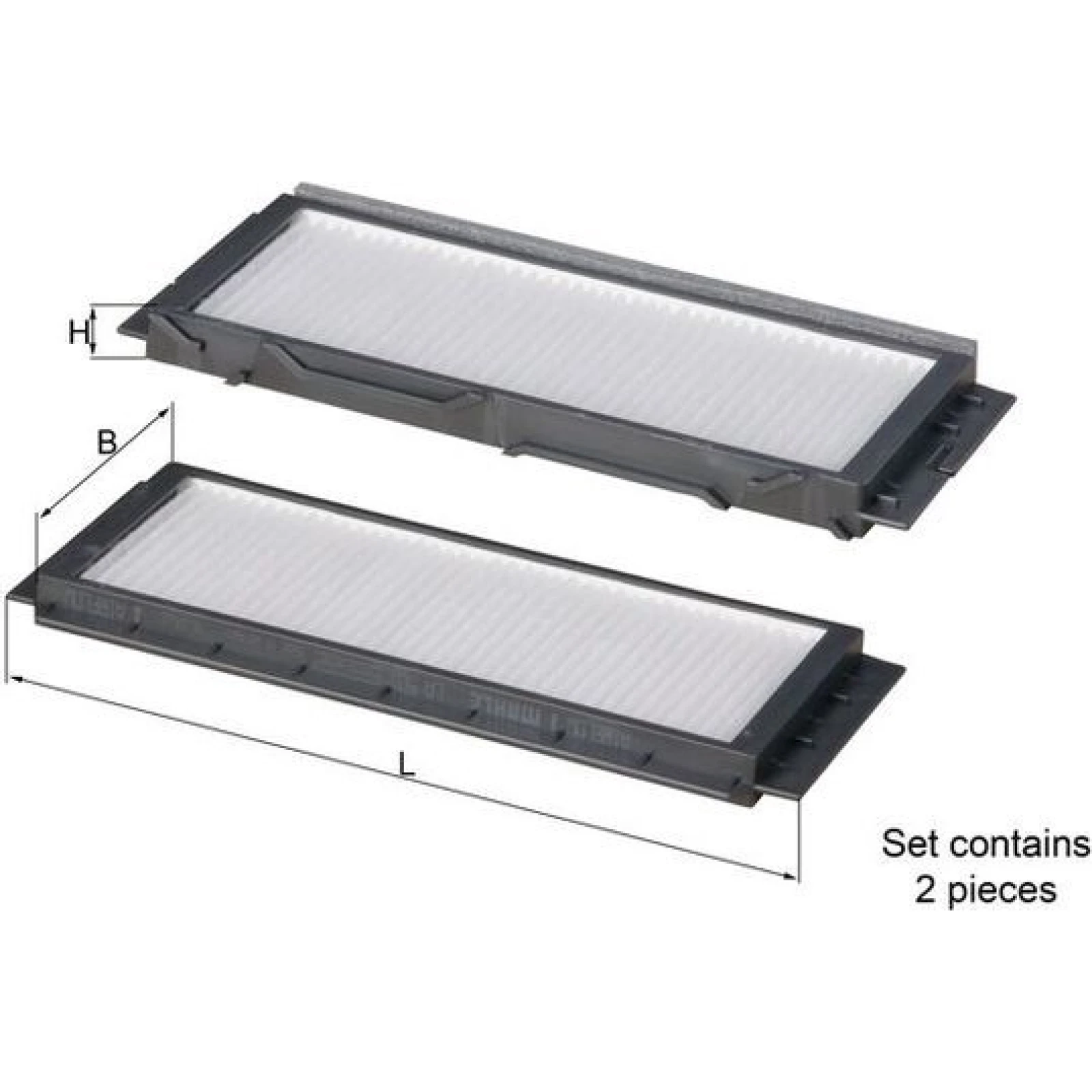 MAHLE Filter, Innenraumluft LA 501/S