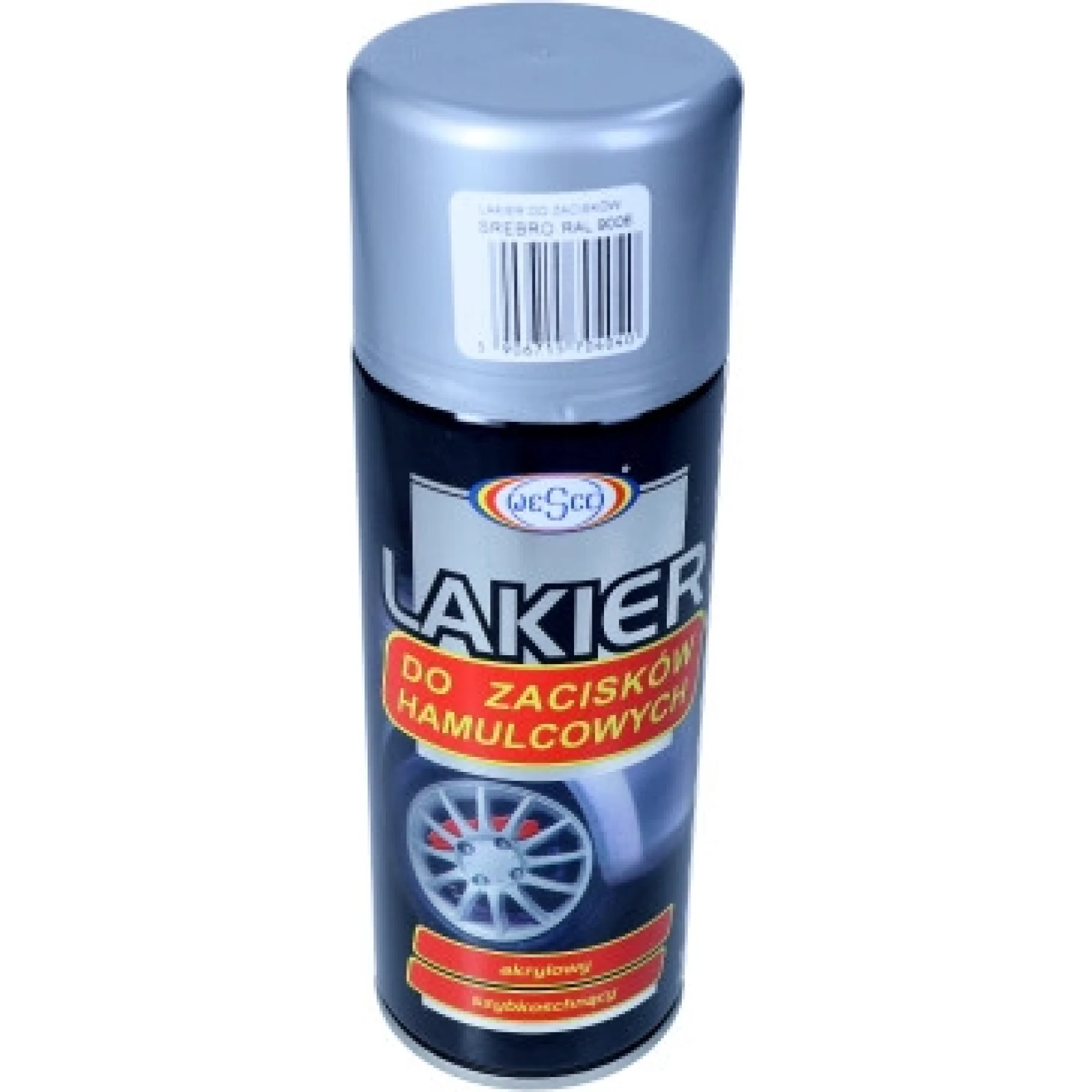 Lack für Bremssättel. Silber 400Ml Ral9006 / Wesco 04040 WESCO 04040
