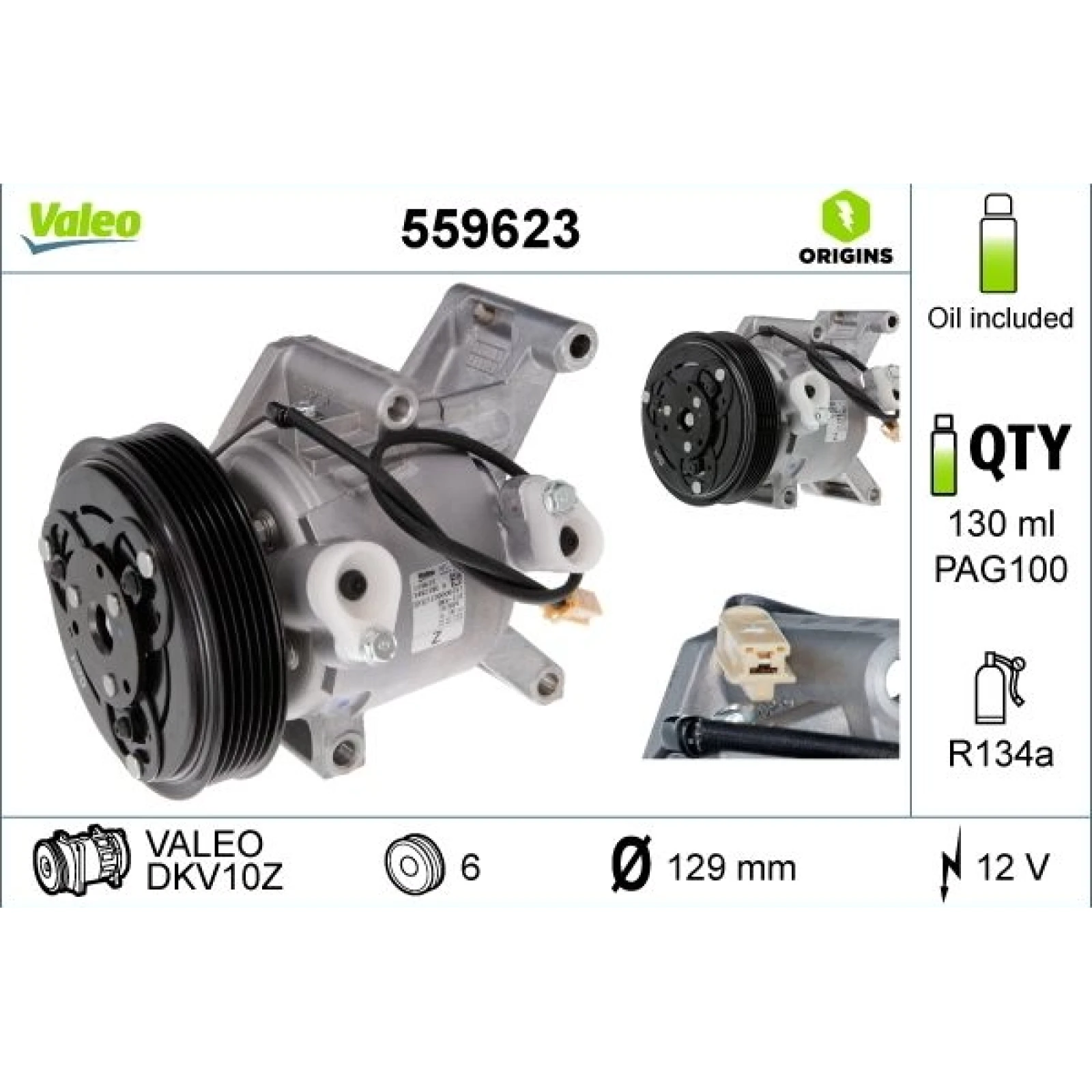 Kompressor, Klimaanlage 559623
