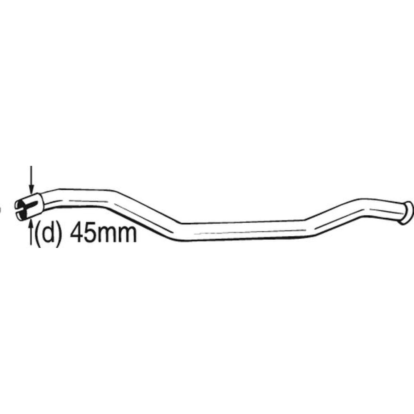 Bosch Automotive Reparaturrohr, Katalysator 889-169