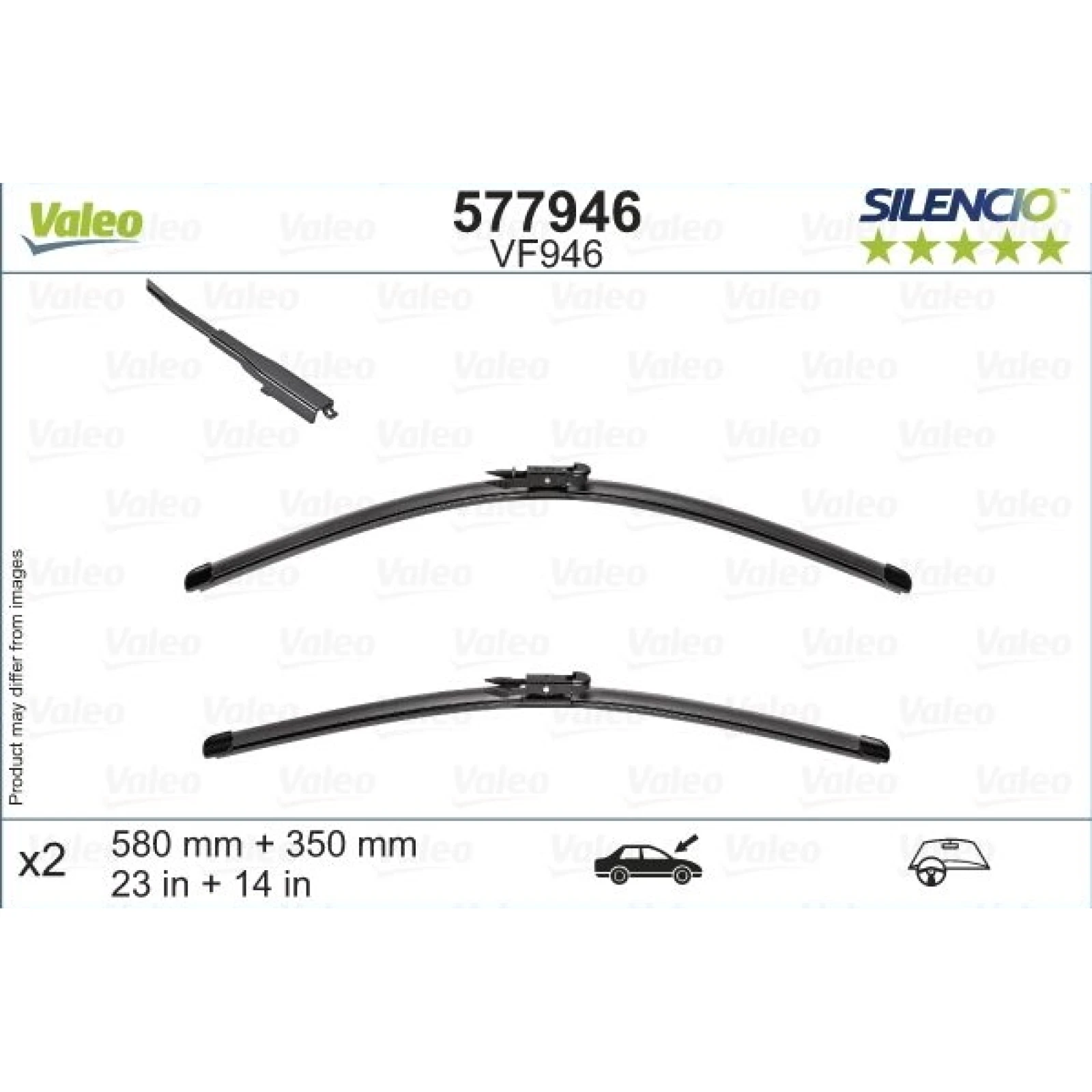 VALEO Silencio Flat Blade Set 577946