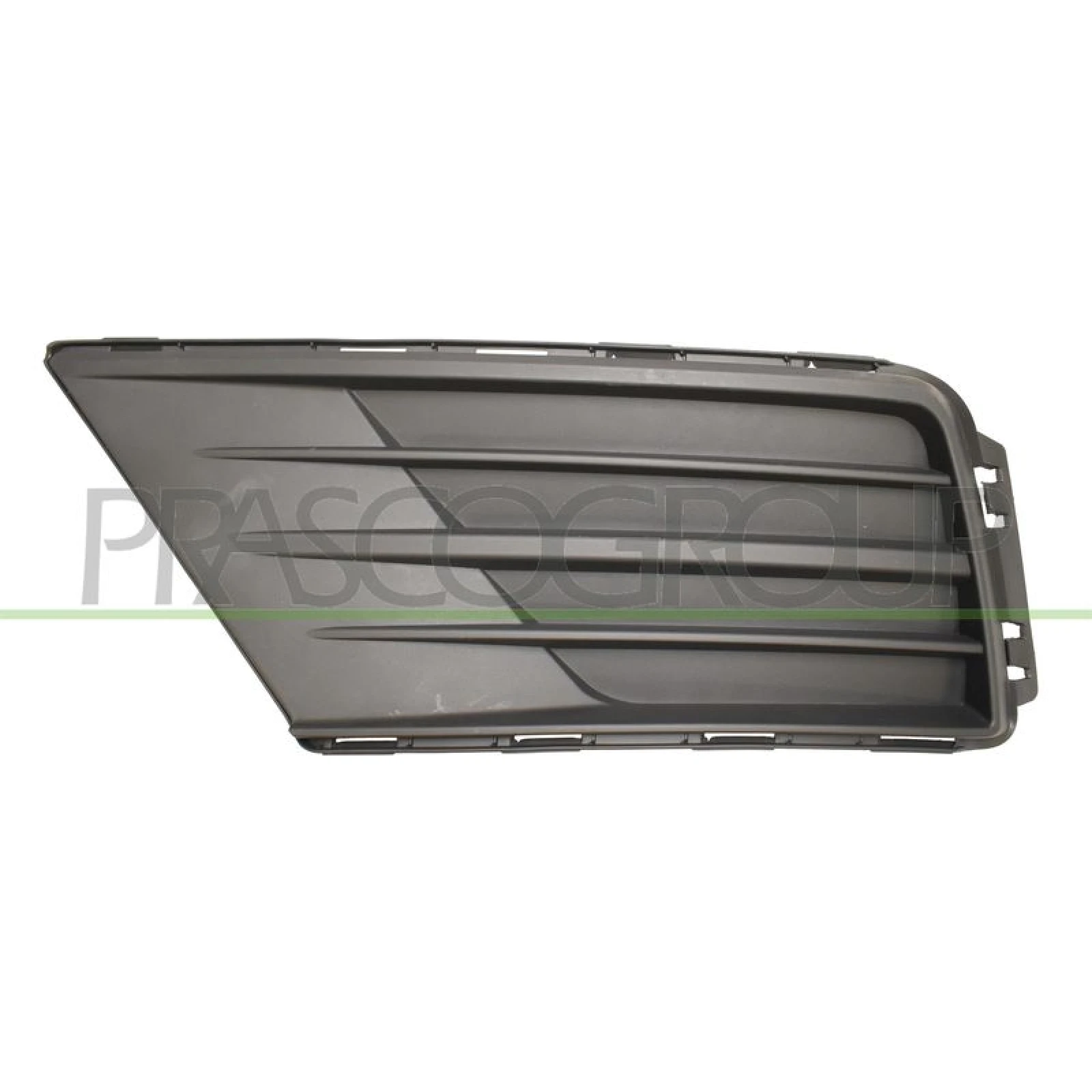 Prasco Grill unten links schwarz ohne Nebelscheinwerfer VG9072126