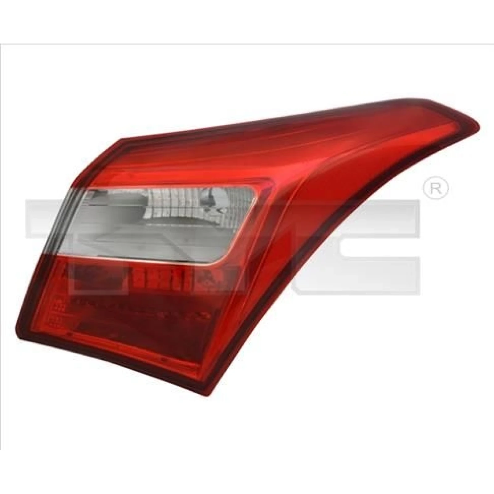 Heckleuchte A R O K-PLATTE ROT/WEISS 3156,641,1