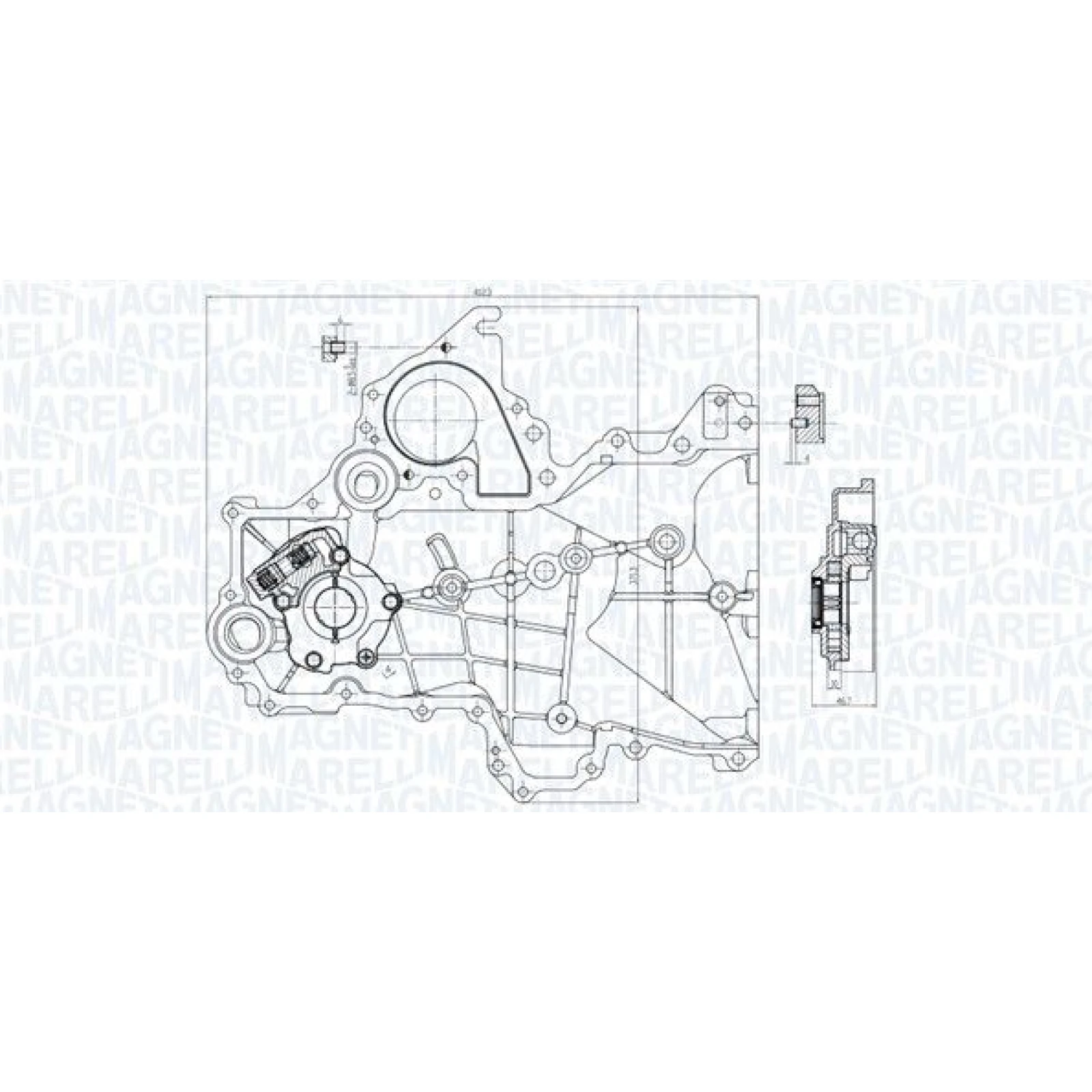 MAGNETI MARELLI Ölpumpe 351516000155