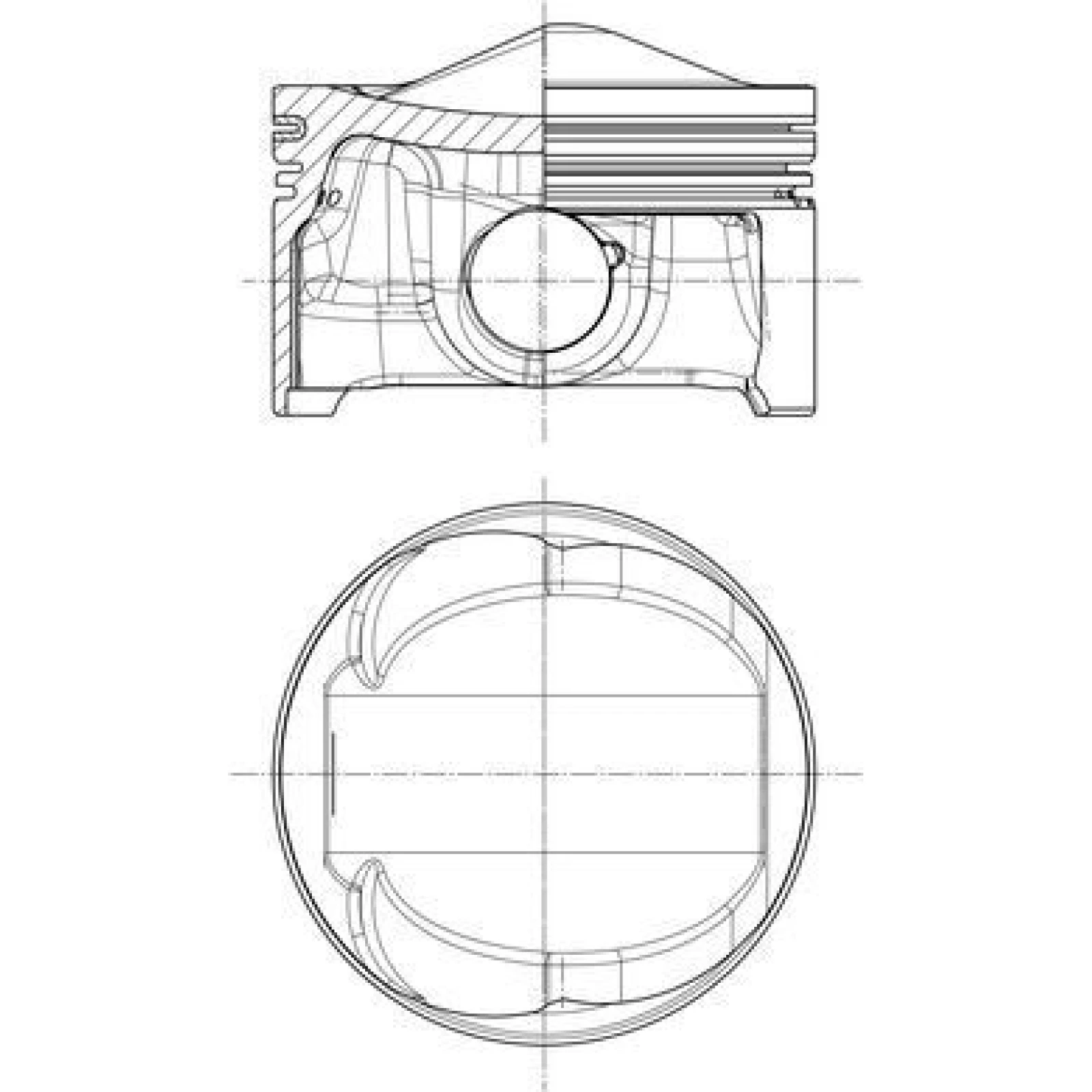 MAHLE Kolben 028 PI 00125 000