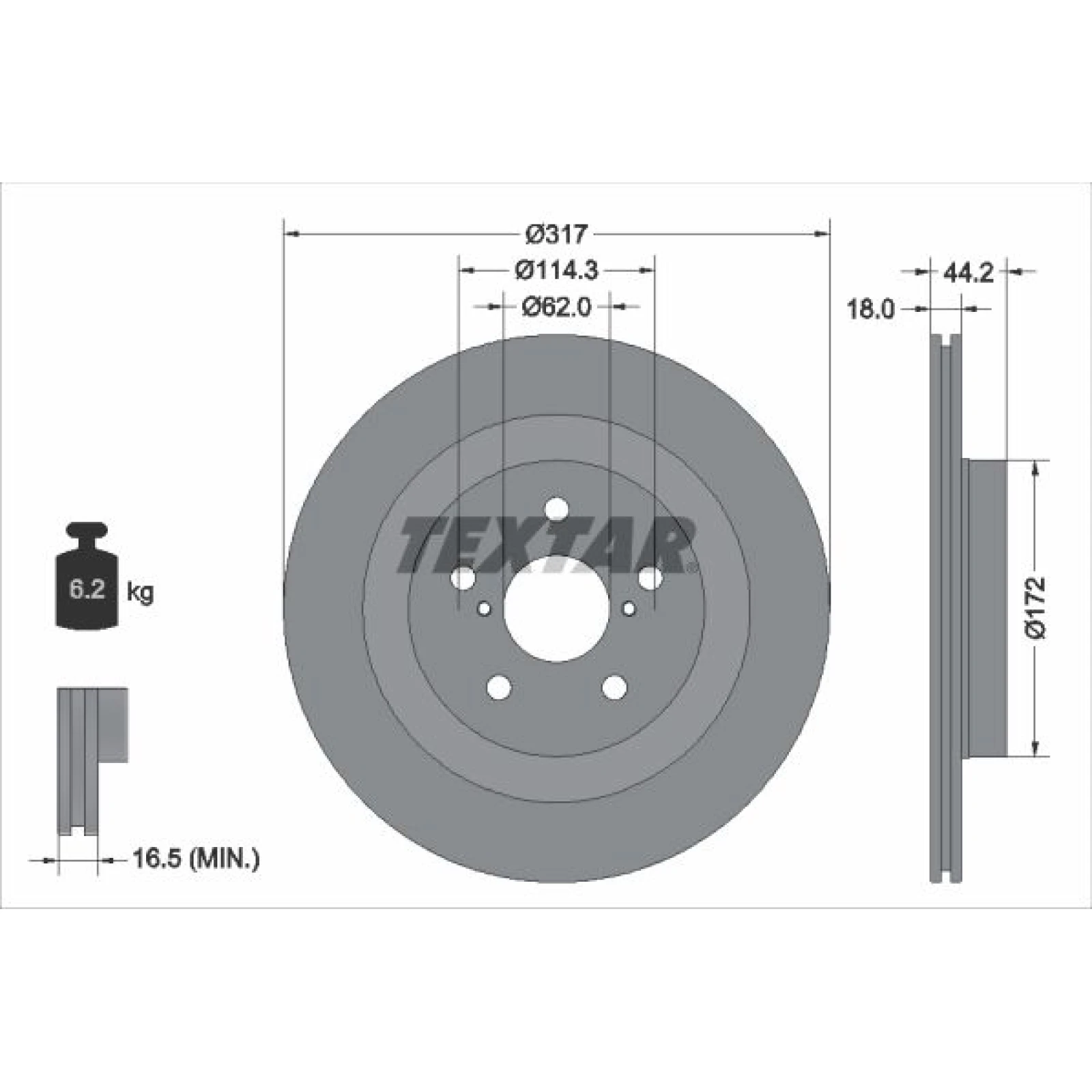 Bremsscheibe 92343103