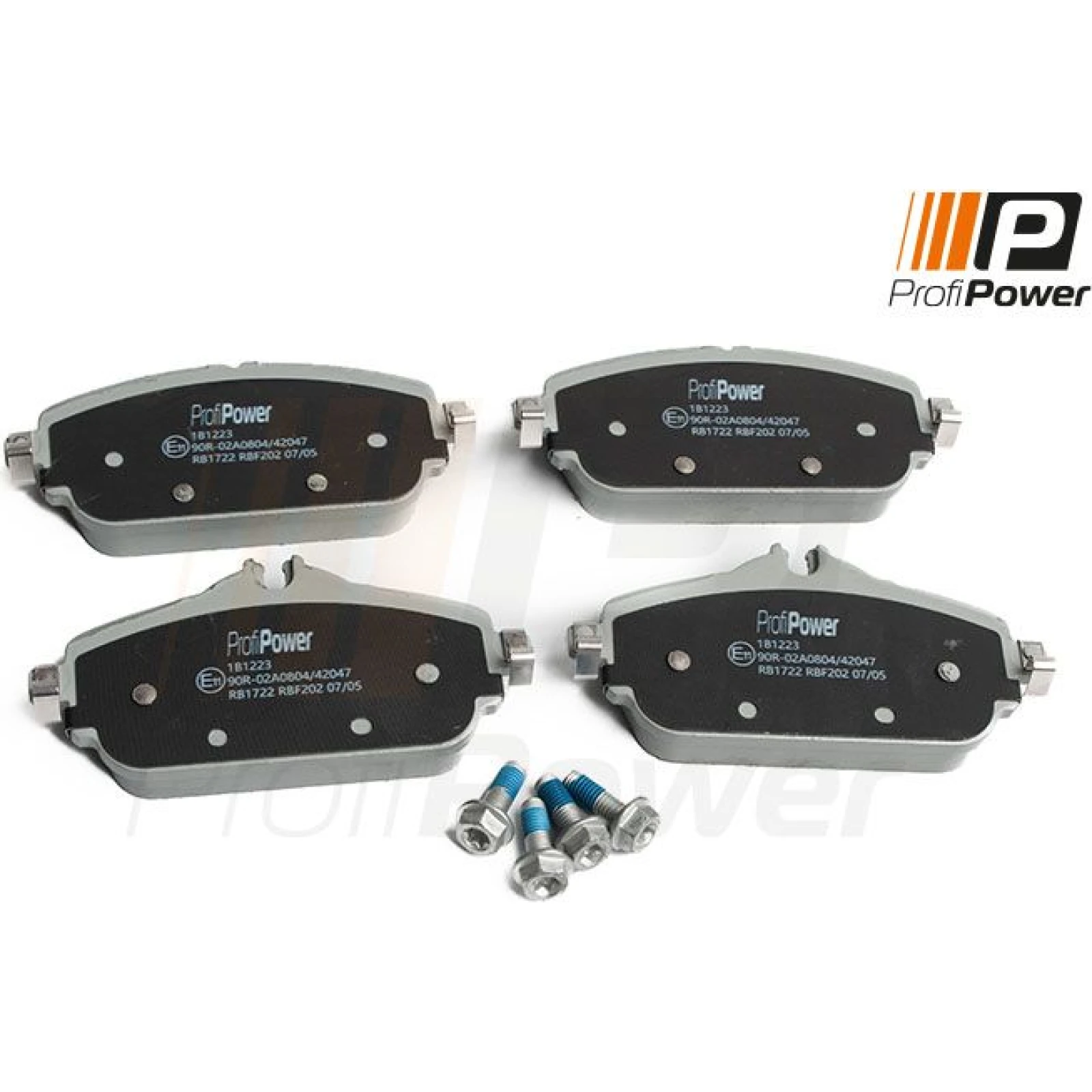 PROFIPOWER Bremsbelagsatz, Scheibenbremse 1B1223
