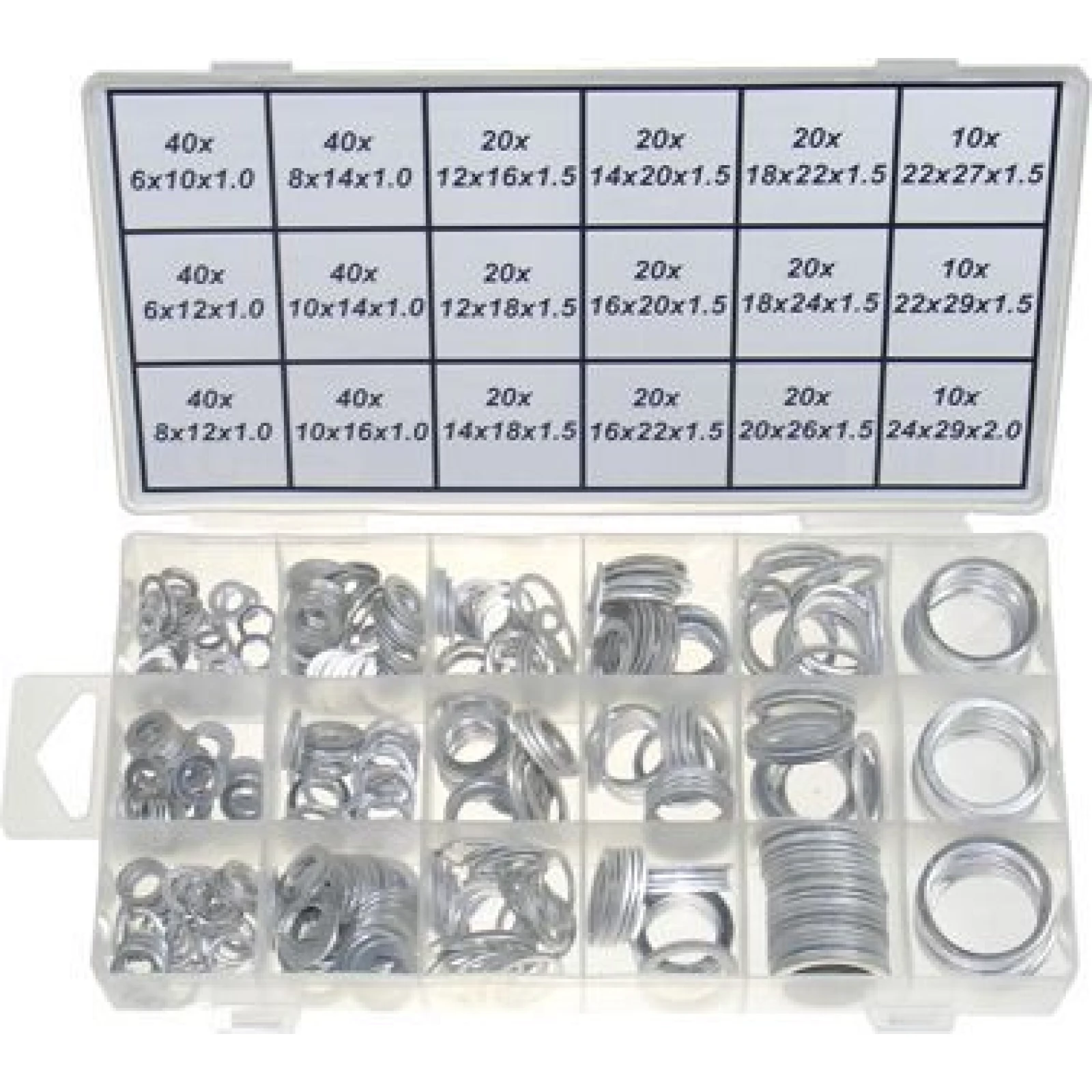 Aluminium-Unterlegscheiben 450 St C.9160