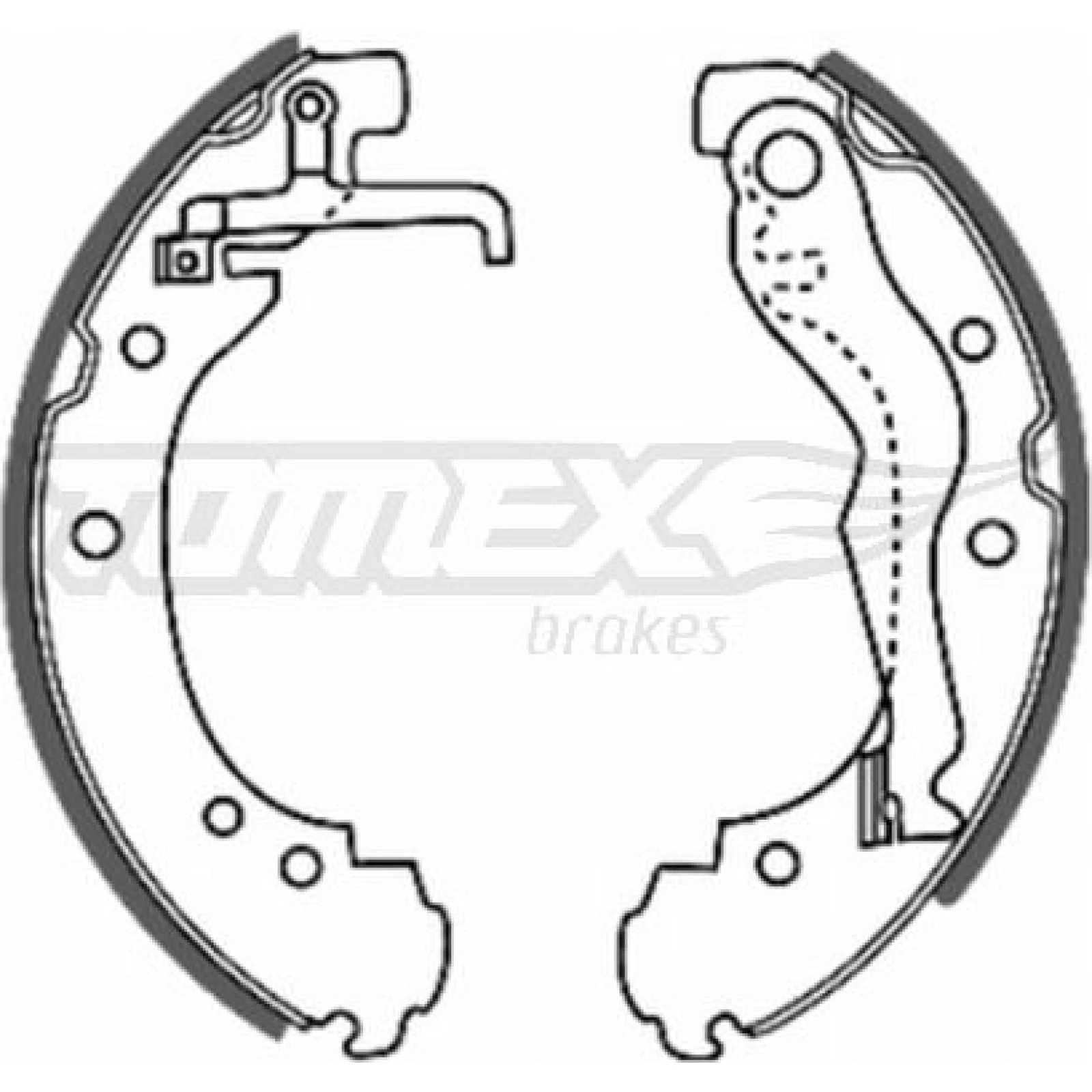TOMEX brakes Bremsbackensatz TX 20-47