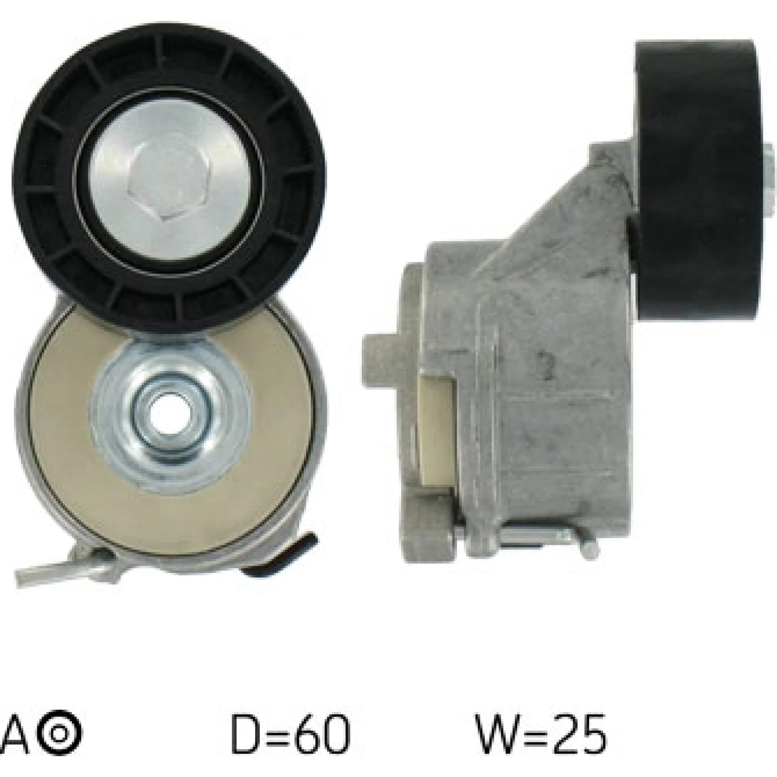 Spannrolle Nebentrieb VKM 33161