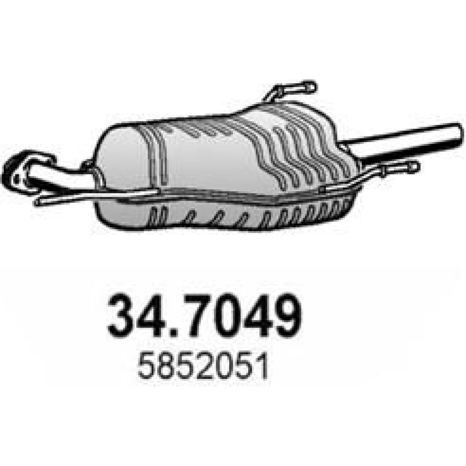 Endschalldämpfer 34.7049