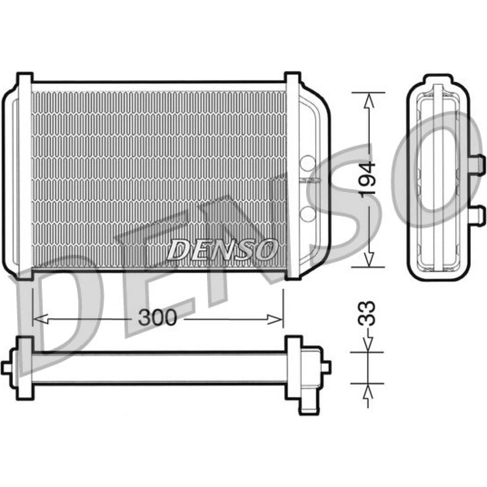 DENSO Heizkörper DRR09033