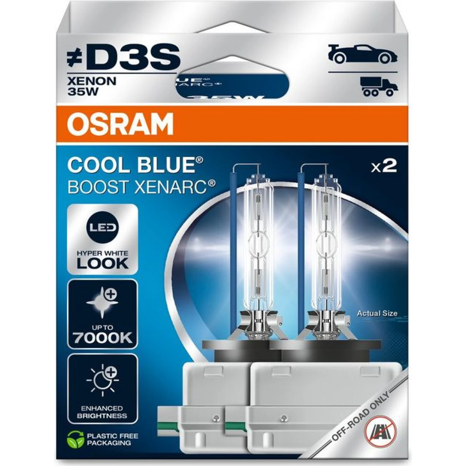 OSRAM Glühlampe, Fernscheinwerfer 66340CBB-2HB
