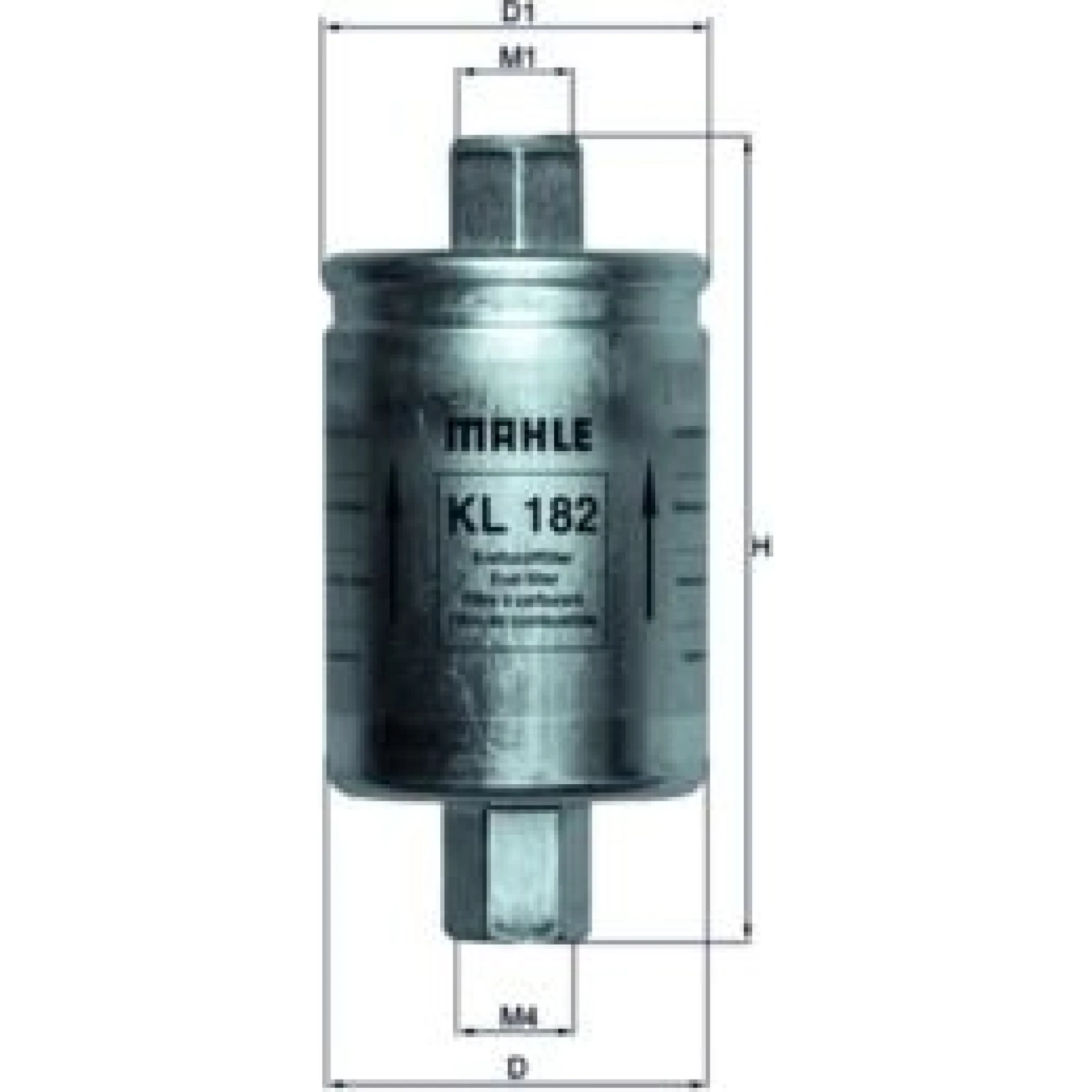 MAHLE Kraftstofffilter KL 182
