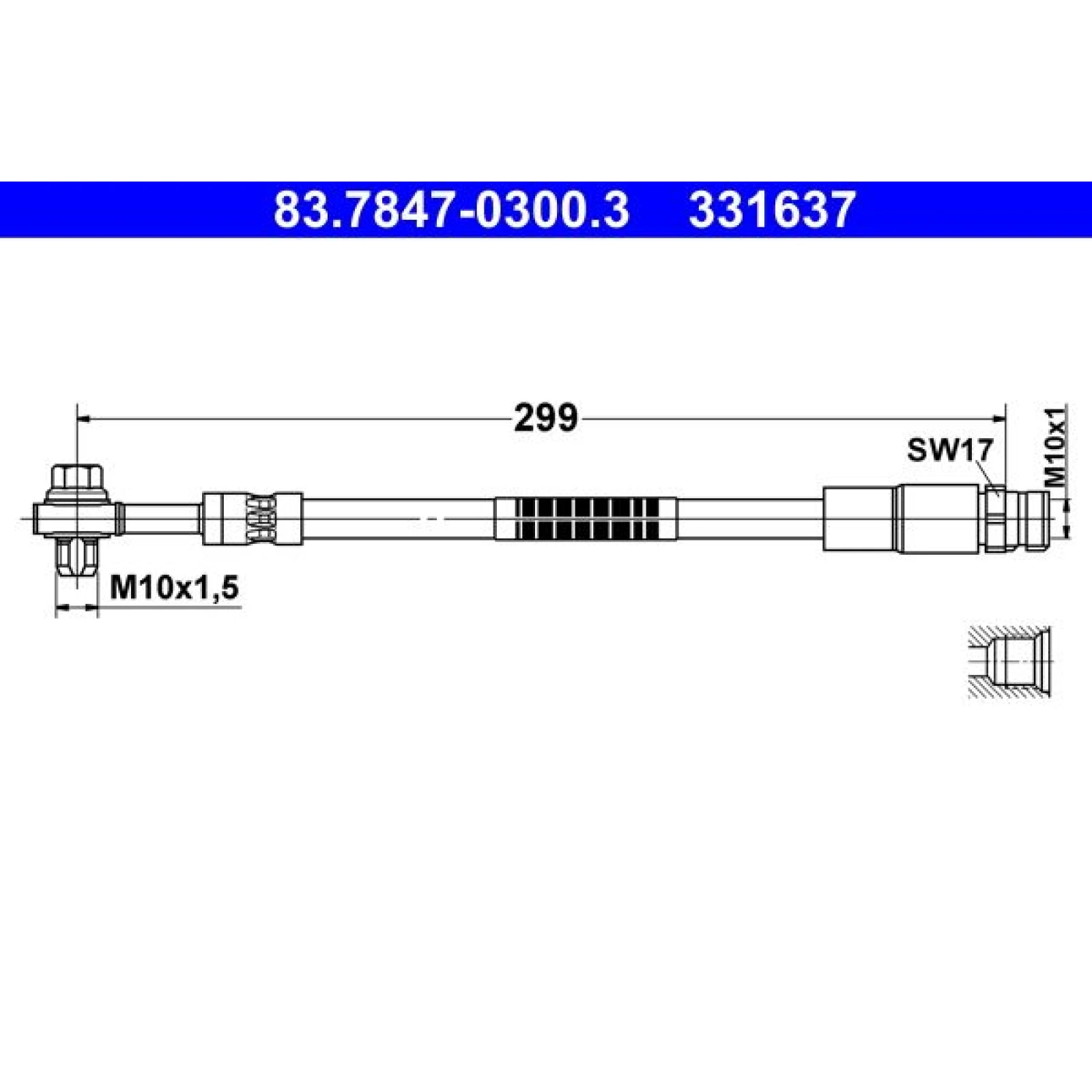 ATE Bremsschlauch 83.7847-0300.3