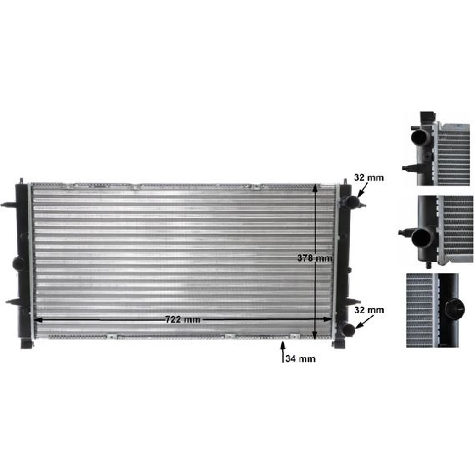 Kühler, Motorkühlung CR 398 000S