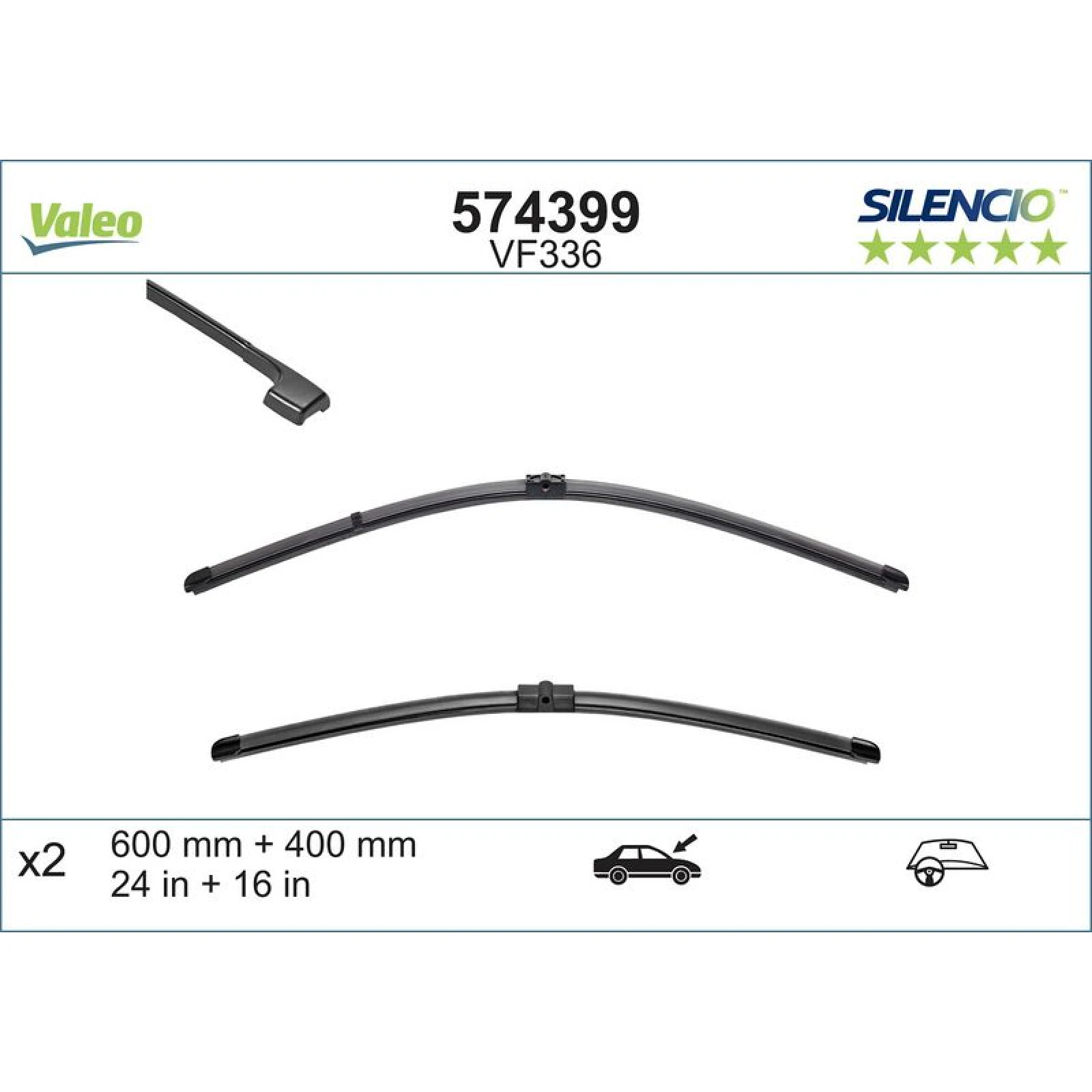 VM336 VALEO Silencio X.TRM Wischer 574399